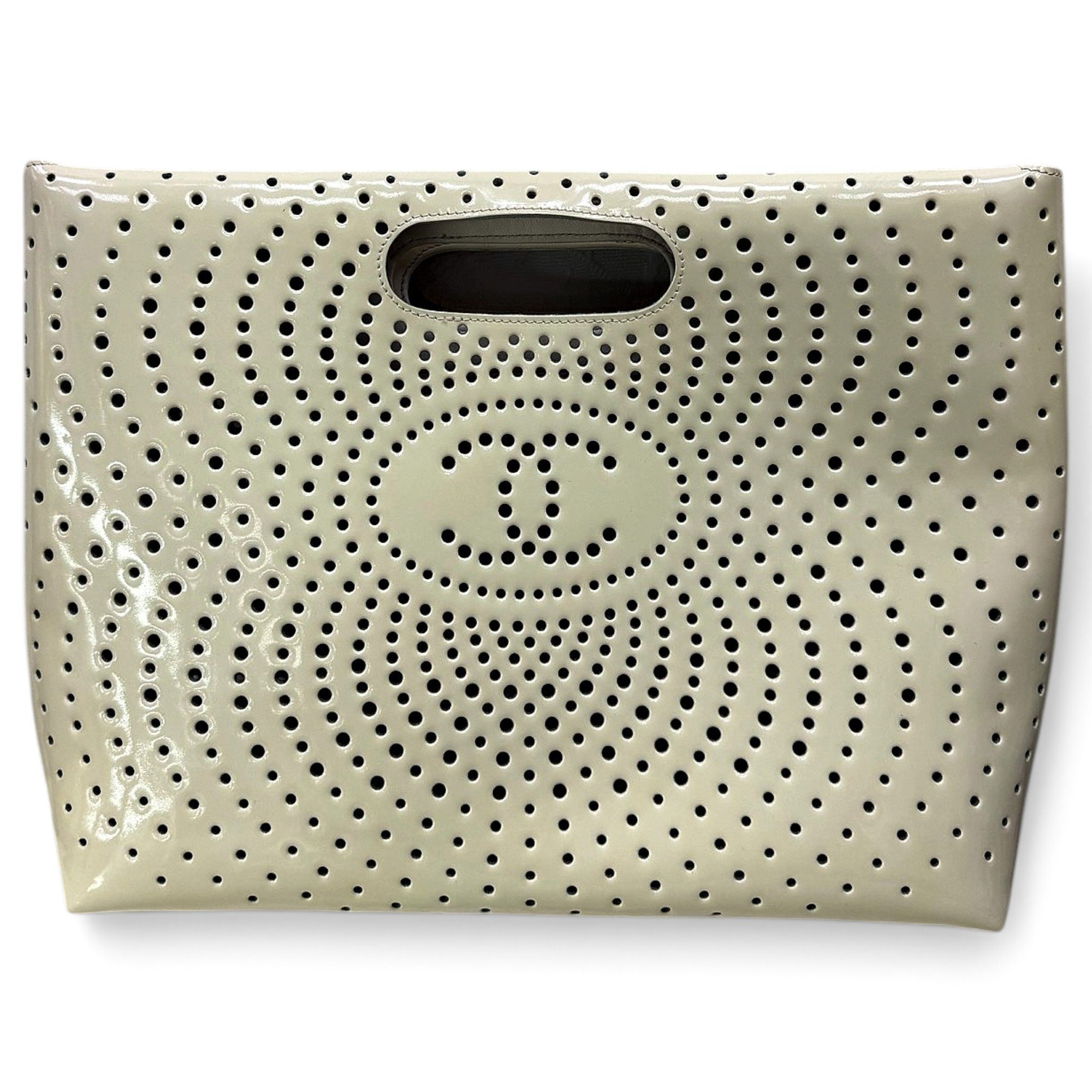 Patent leather tote