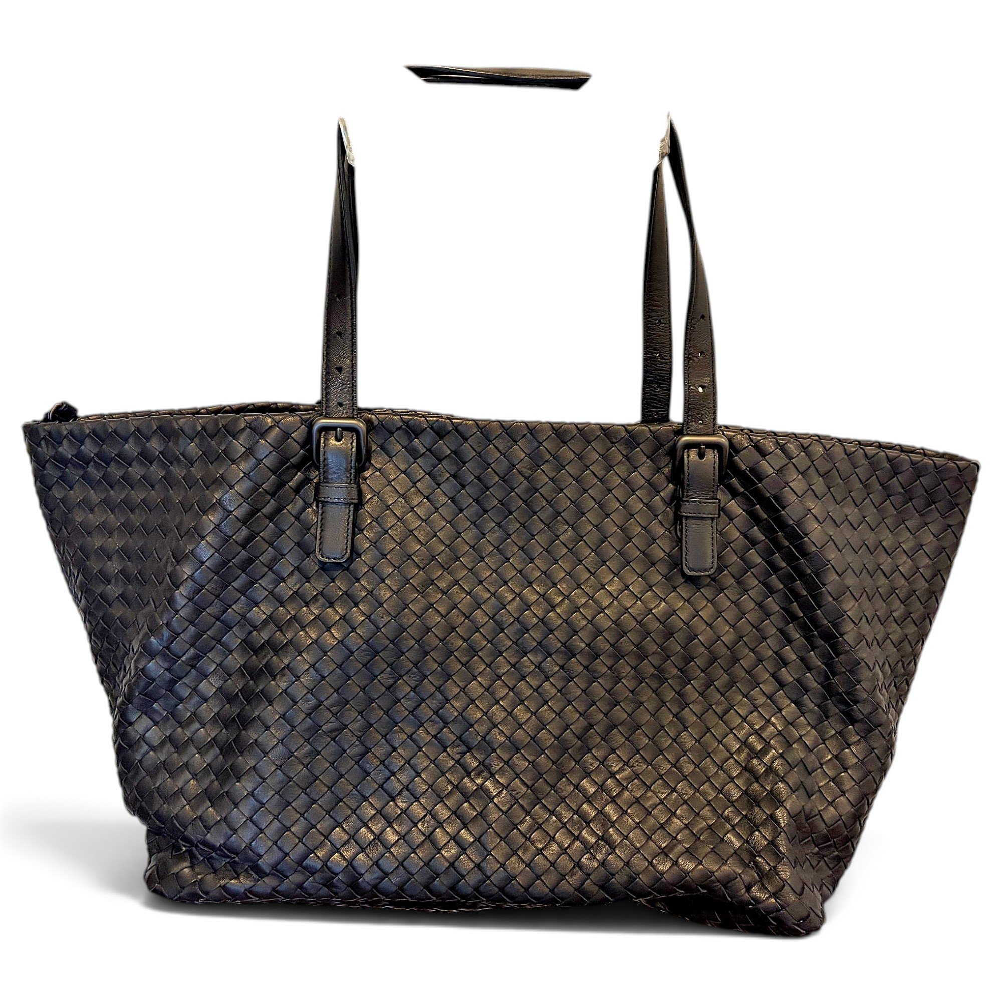 Leather tote