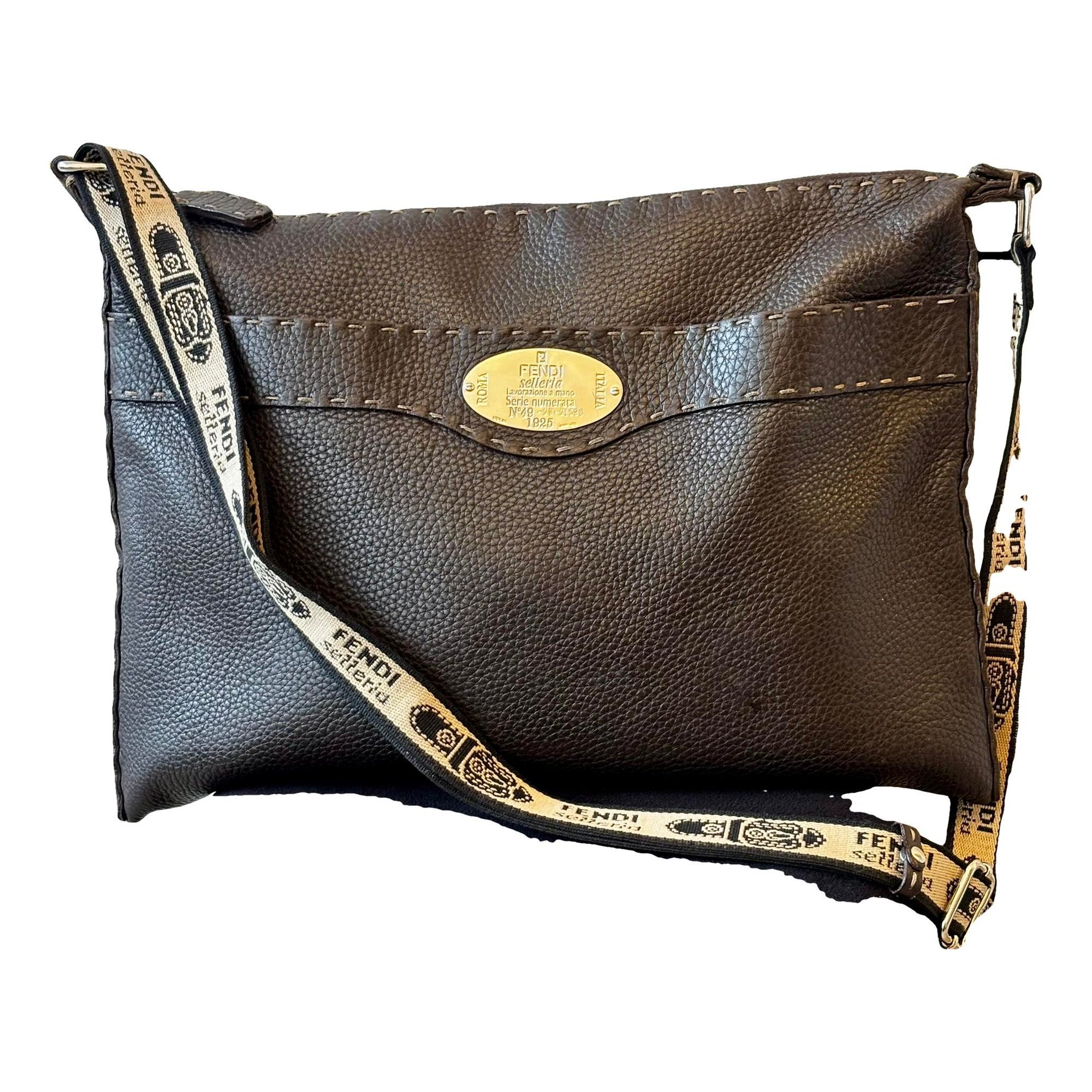 Anna Selleria leather crossbody bag