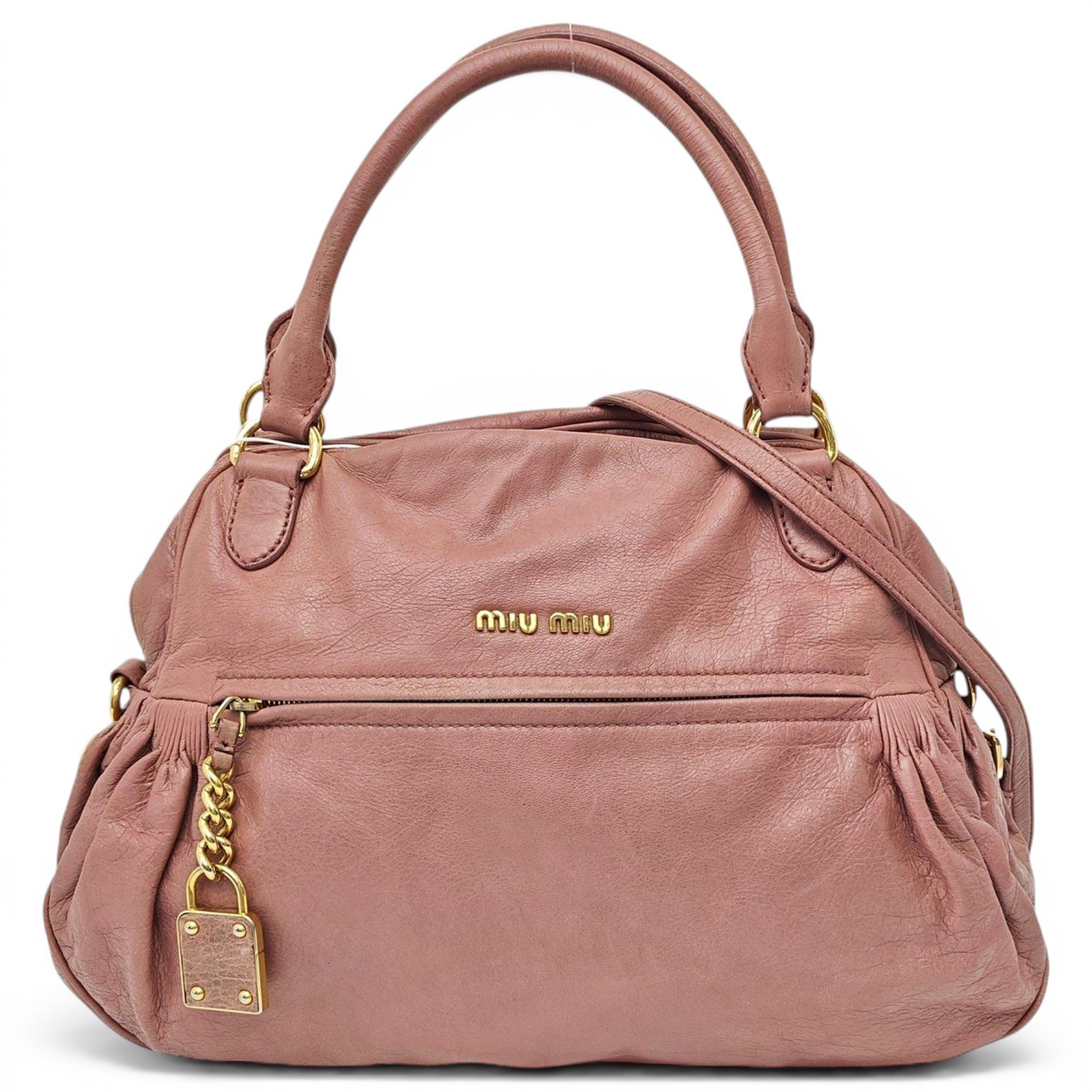 Leather handbag