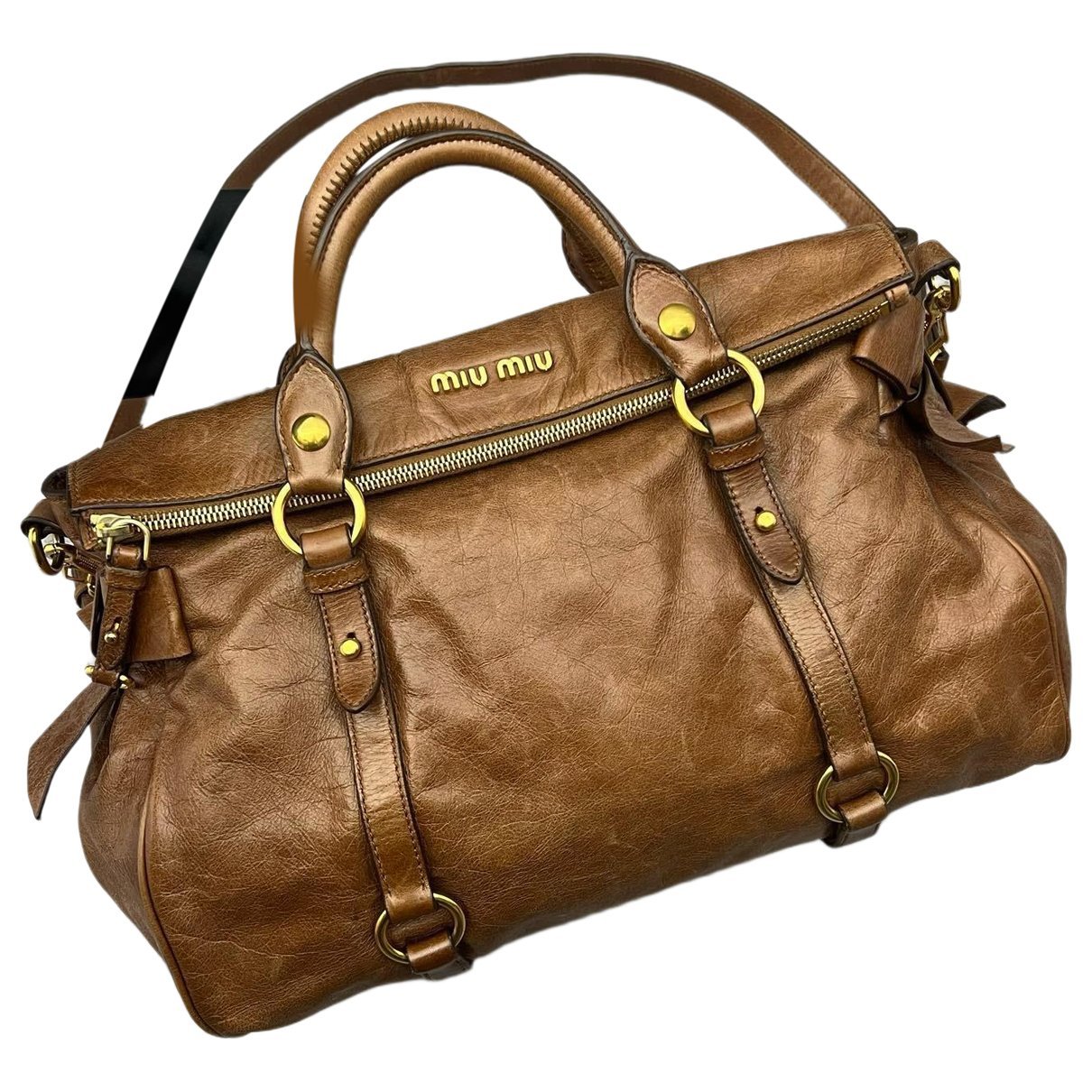 Bow bag leather crossbody bag