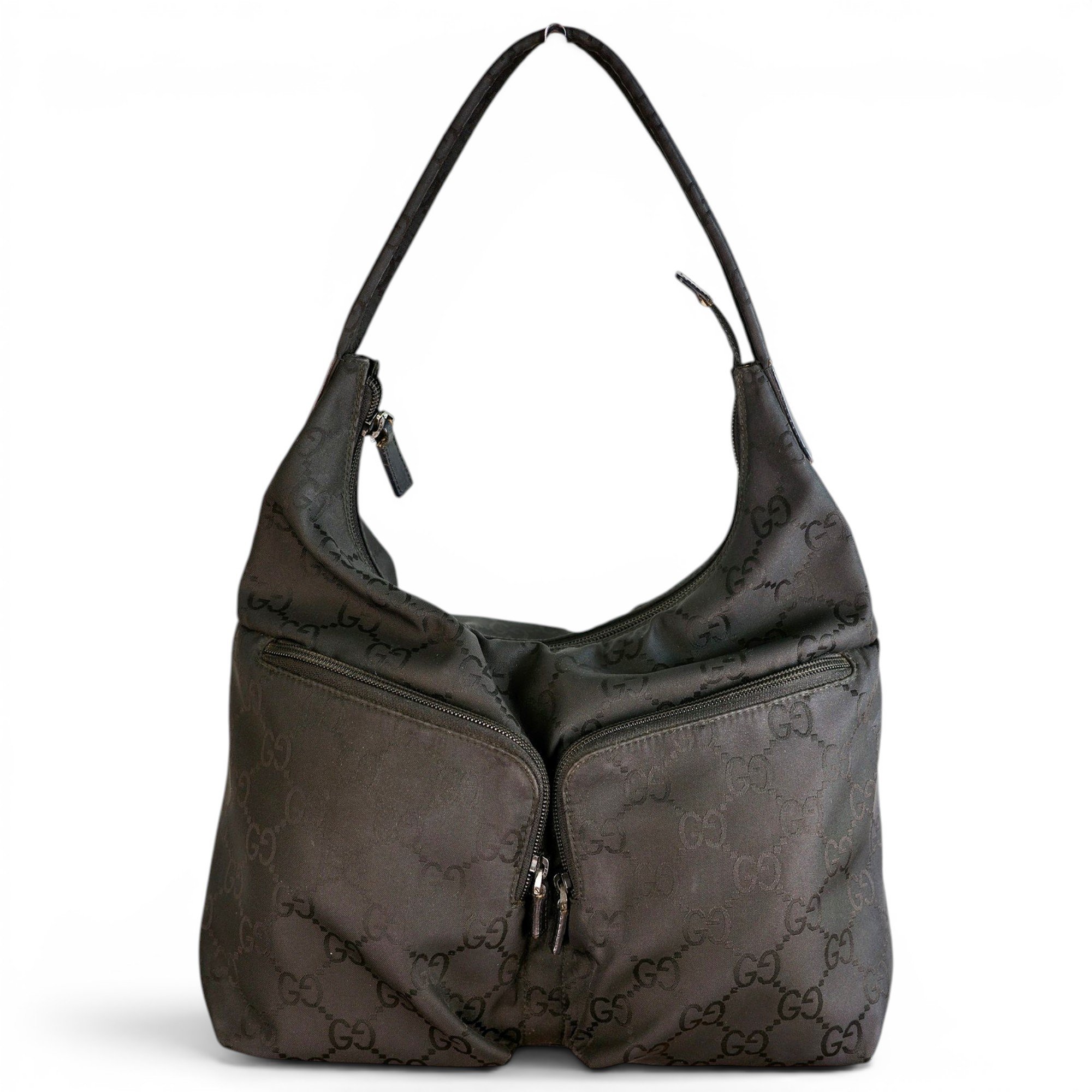 Hobo leather handbag