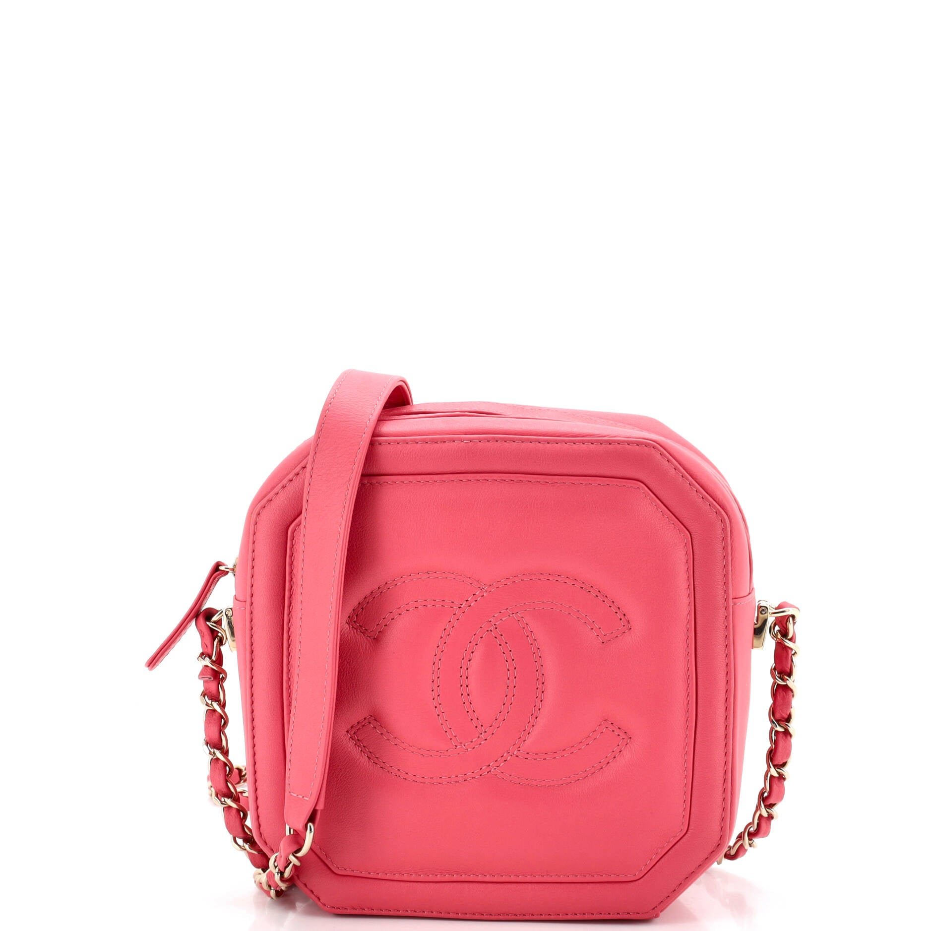Timeless CC Octagon Camera Case Quilted Lambskin Mini