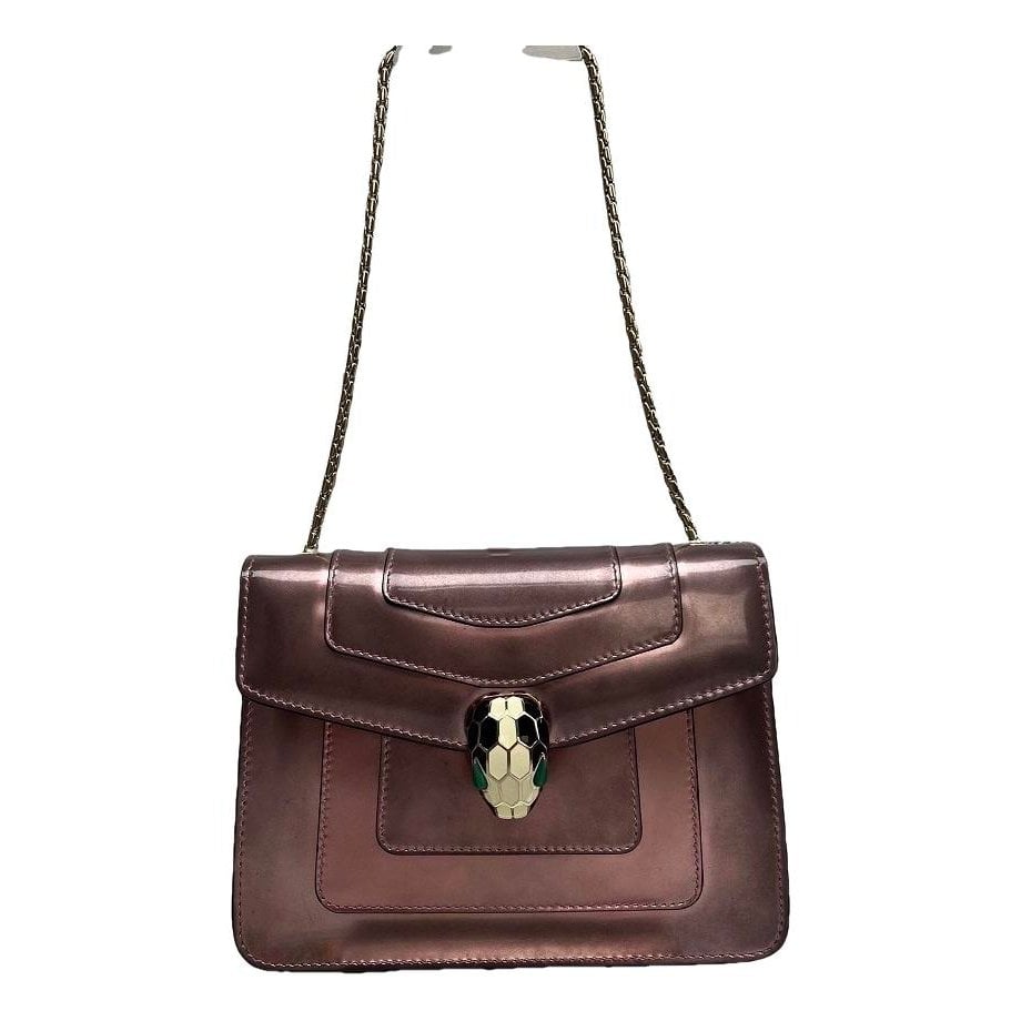 Serpenti leather handbag