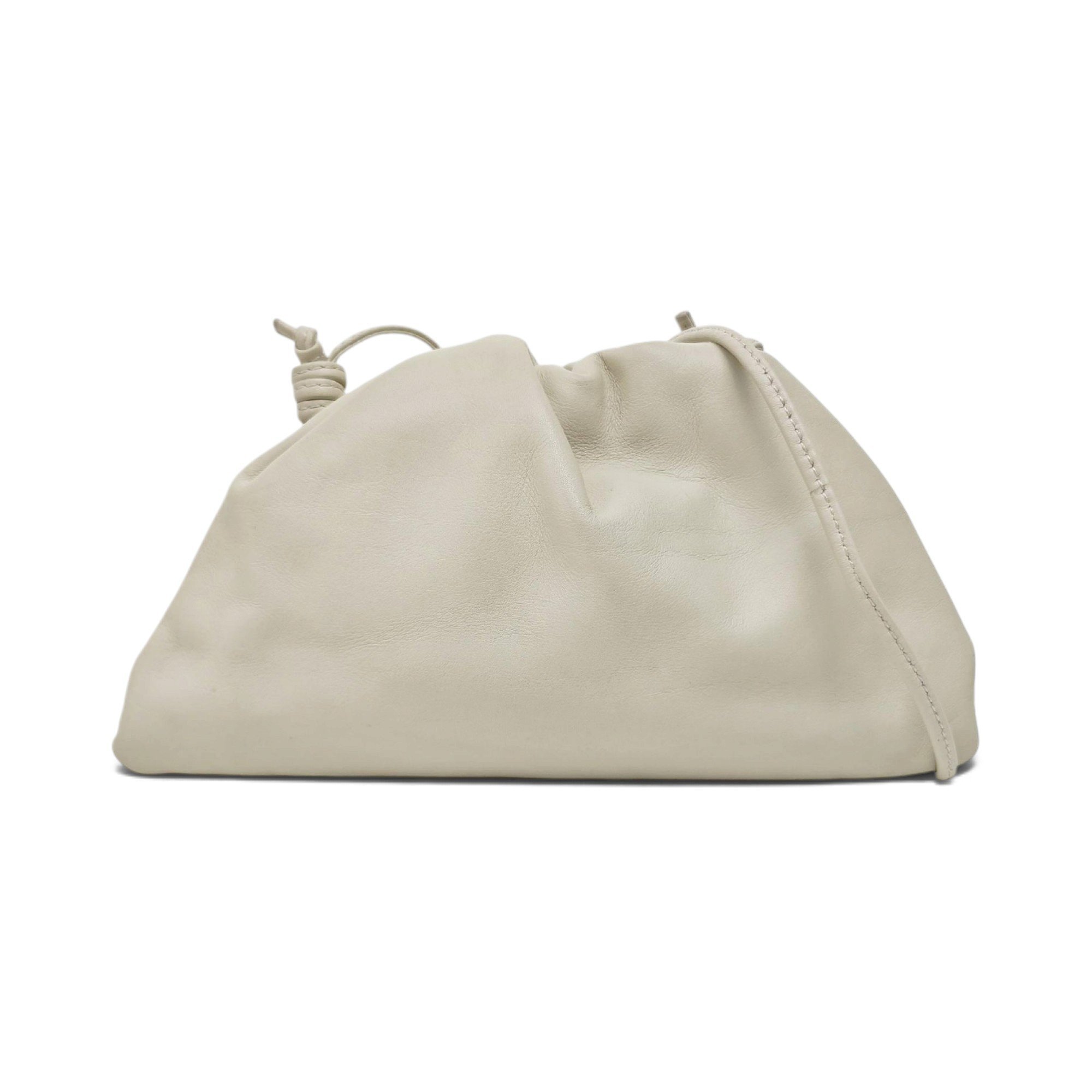 Pouch leather handbag