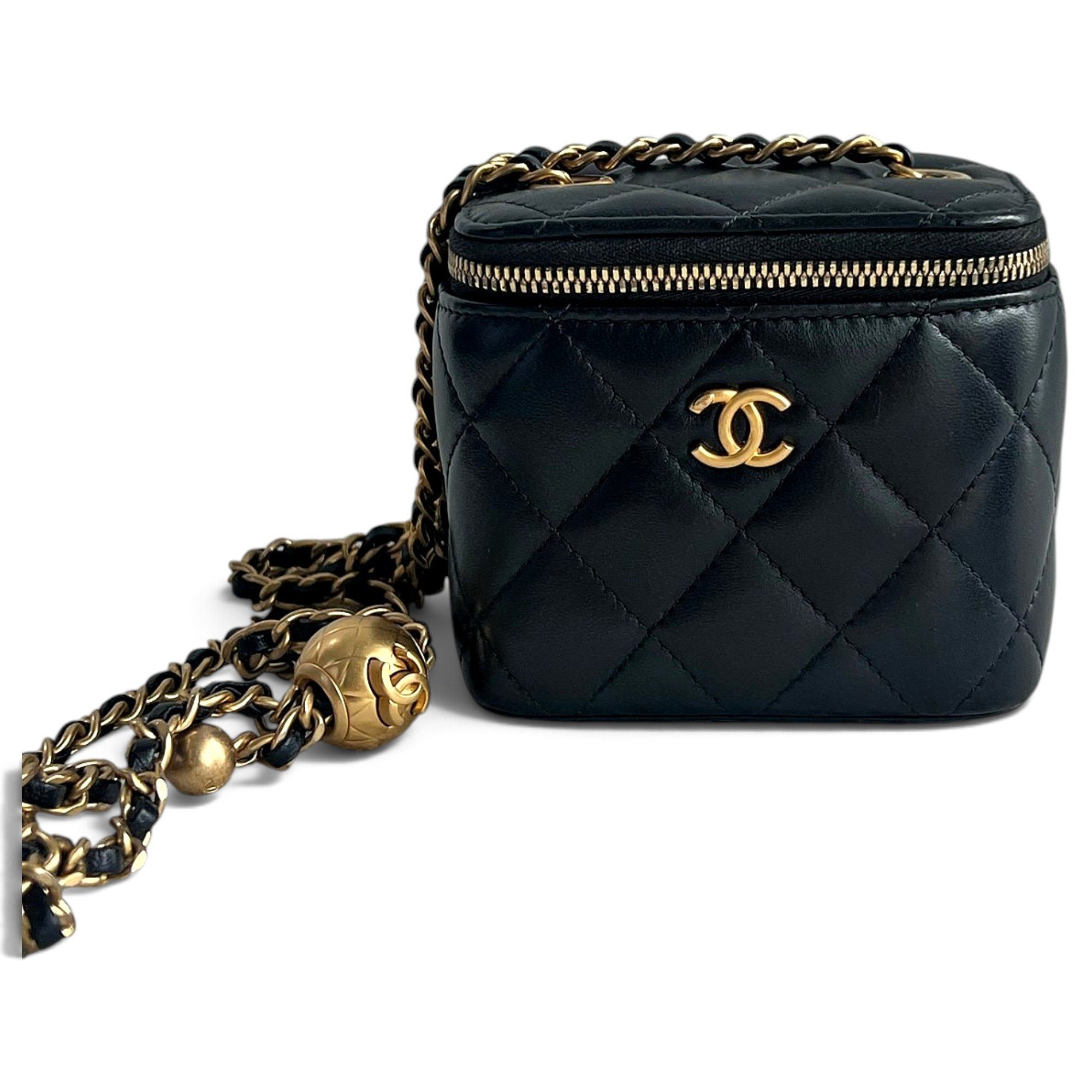 Vanity leather mini bag