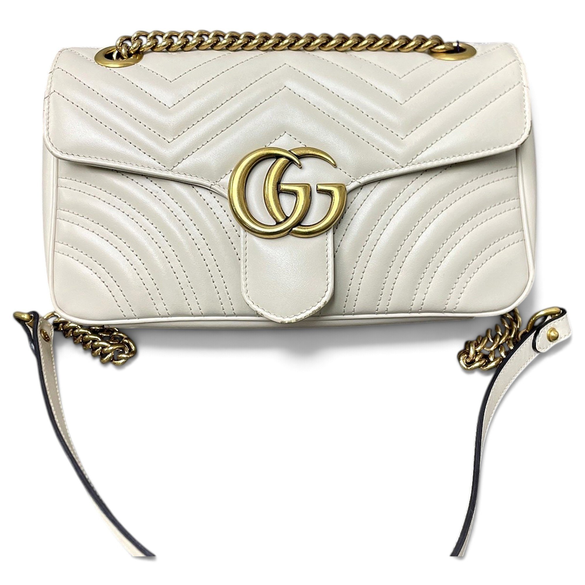 GG Marmont Flap leather handbag