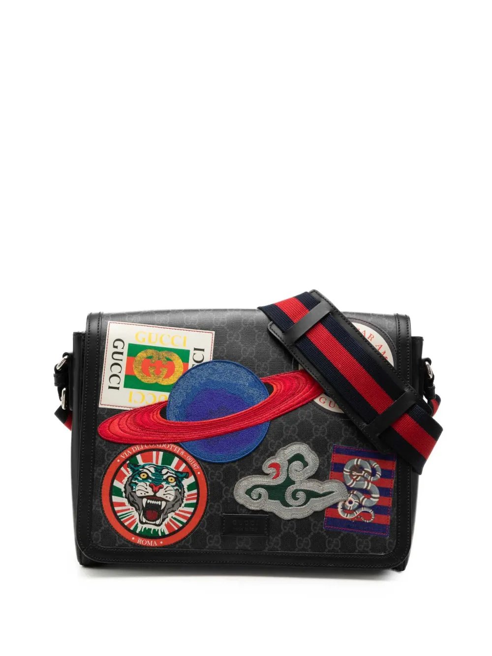 2000-2015 GG Supreme Web Night Courrier crossbody bag