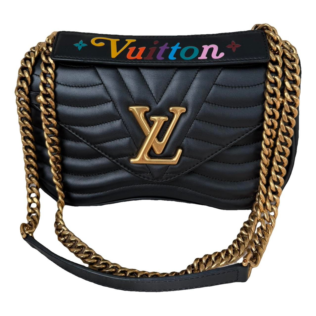New Wave leather handbag