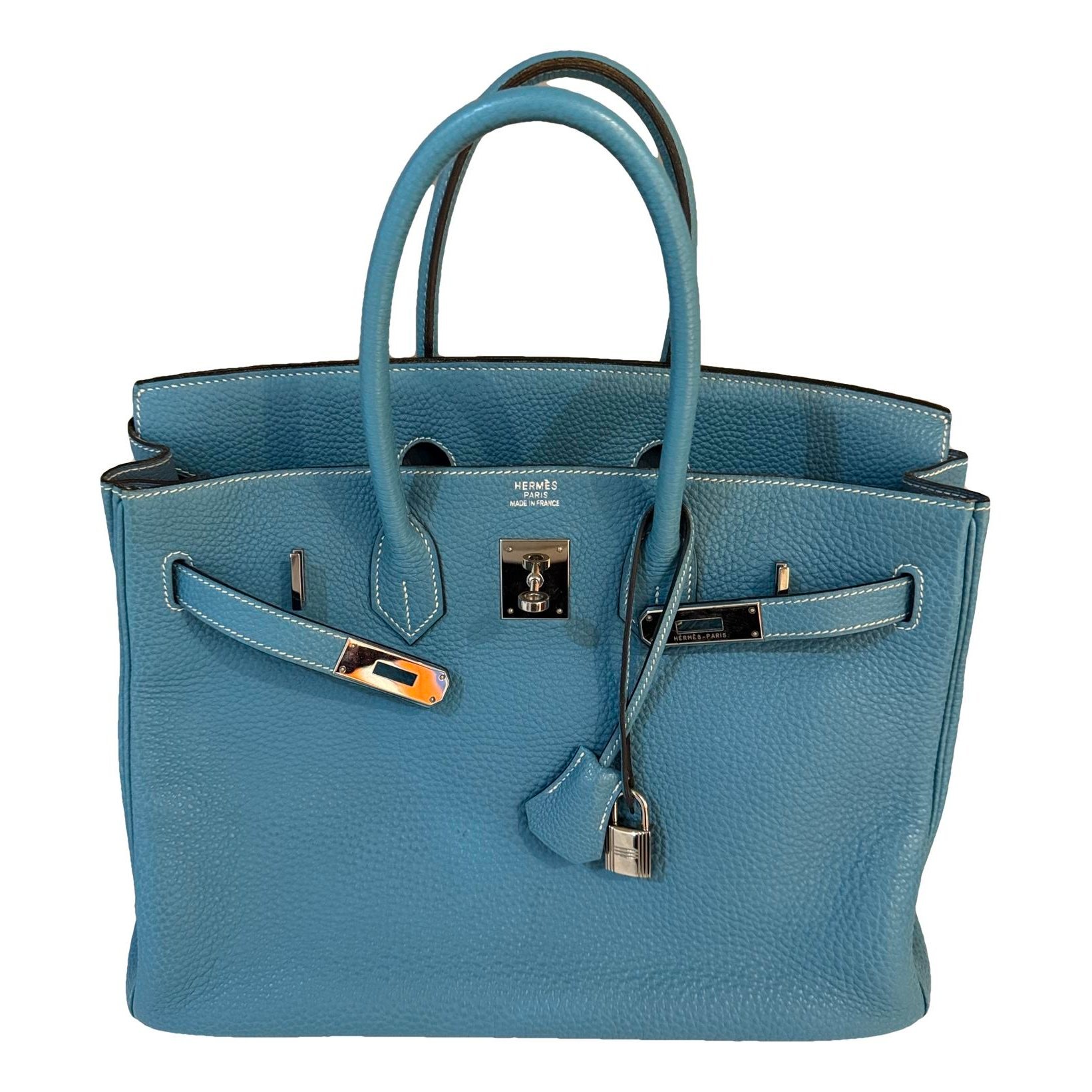 Birkin 35 leather handbag