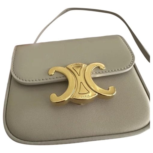 Triomphe pony-style calfskin handbag