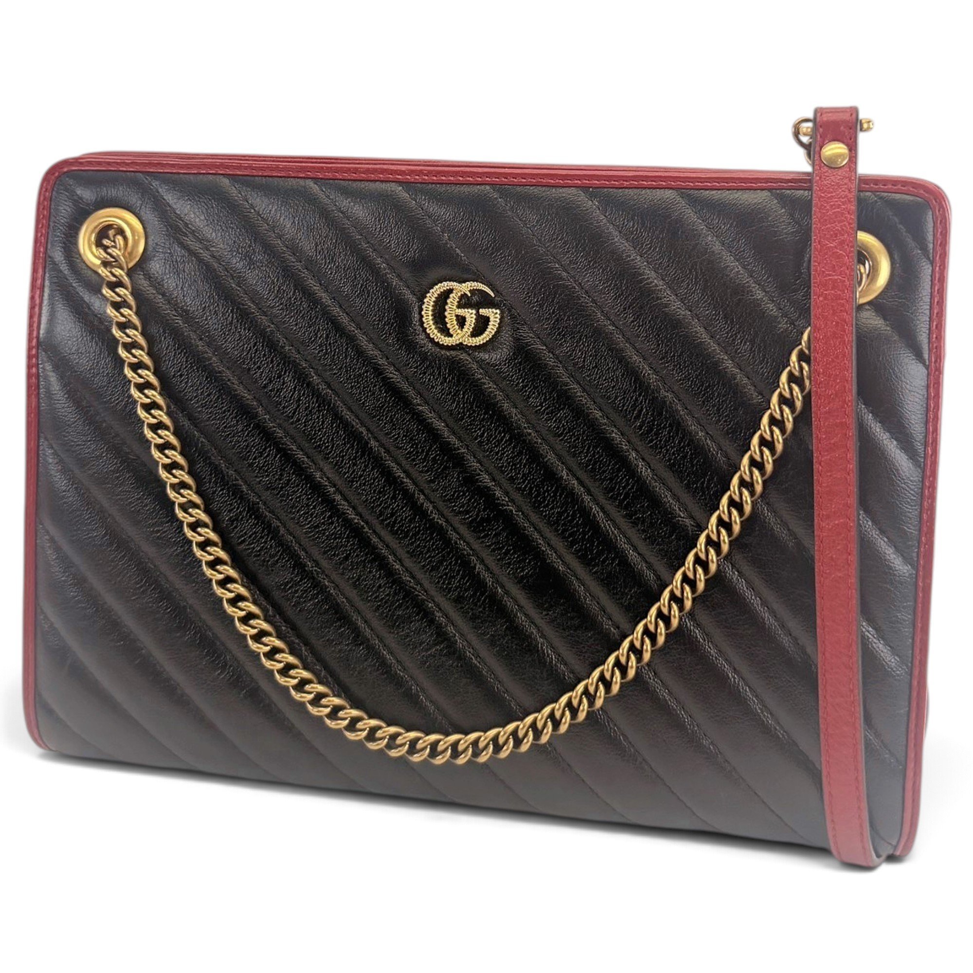 GG Marmont Chain leather crossbody bag
