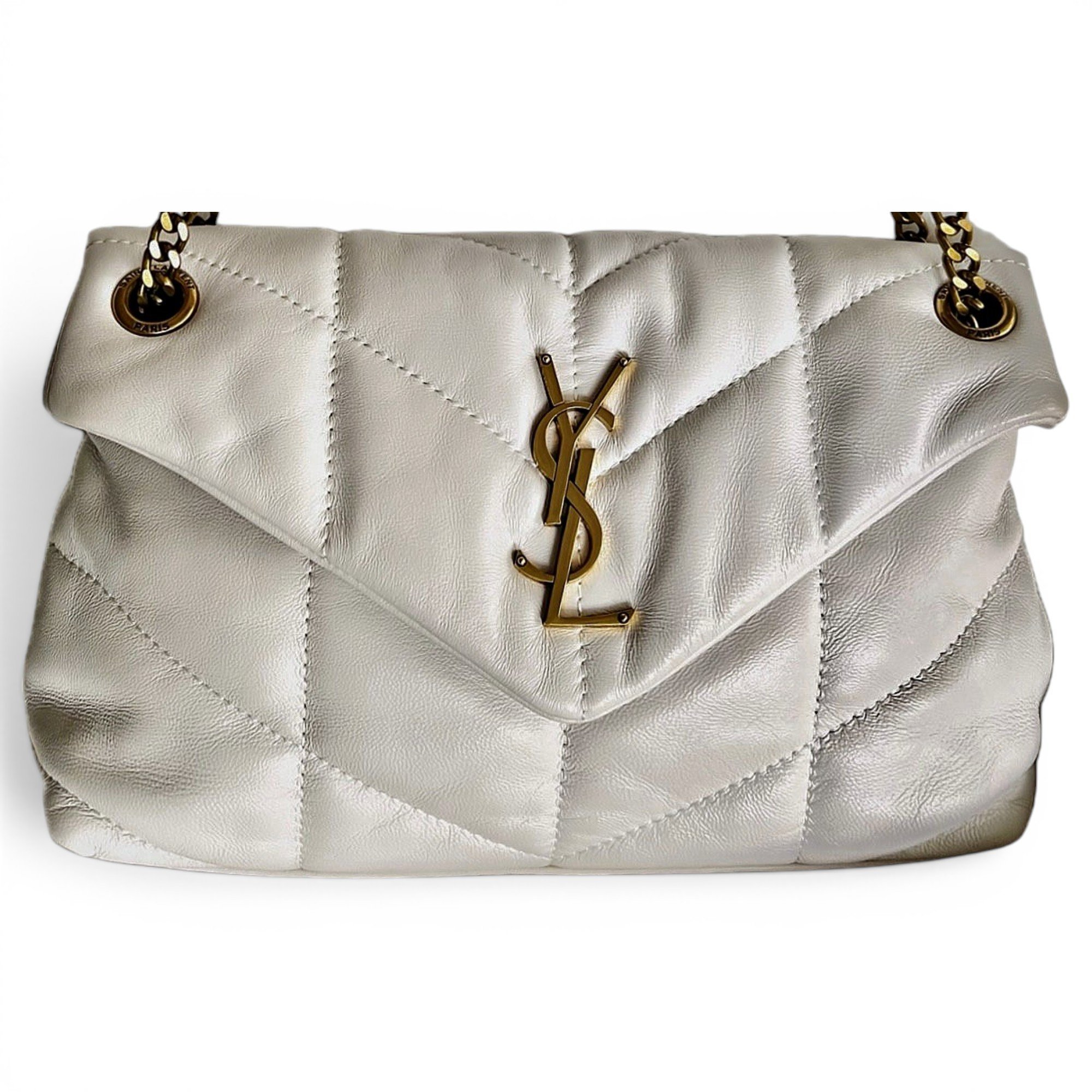Loulou Puffer leather crossbody bag