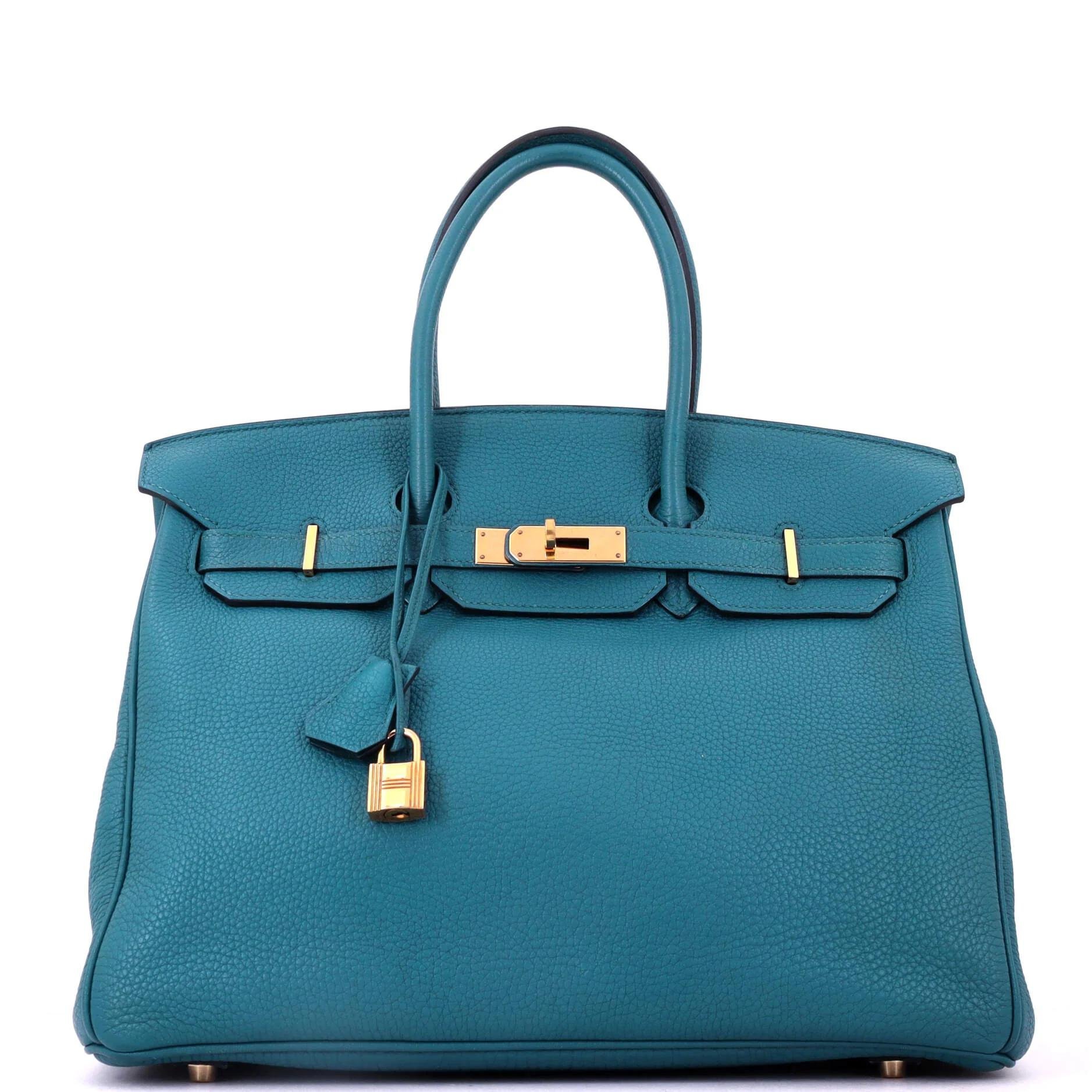Birkin 35 leather tote