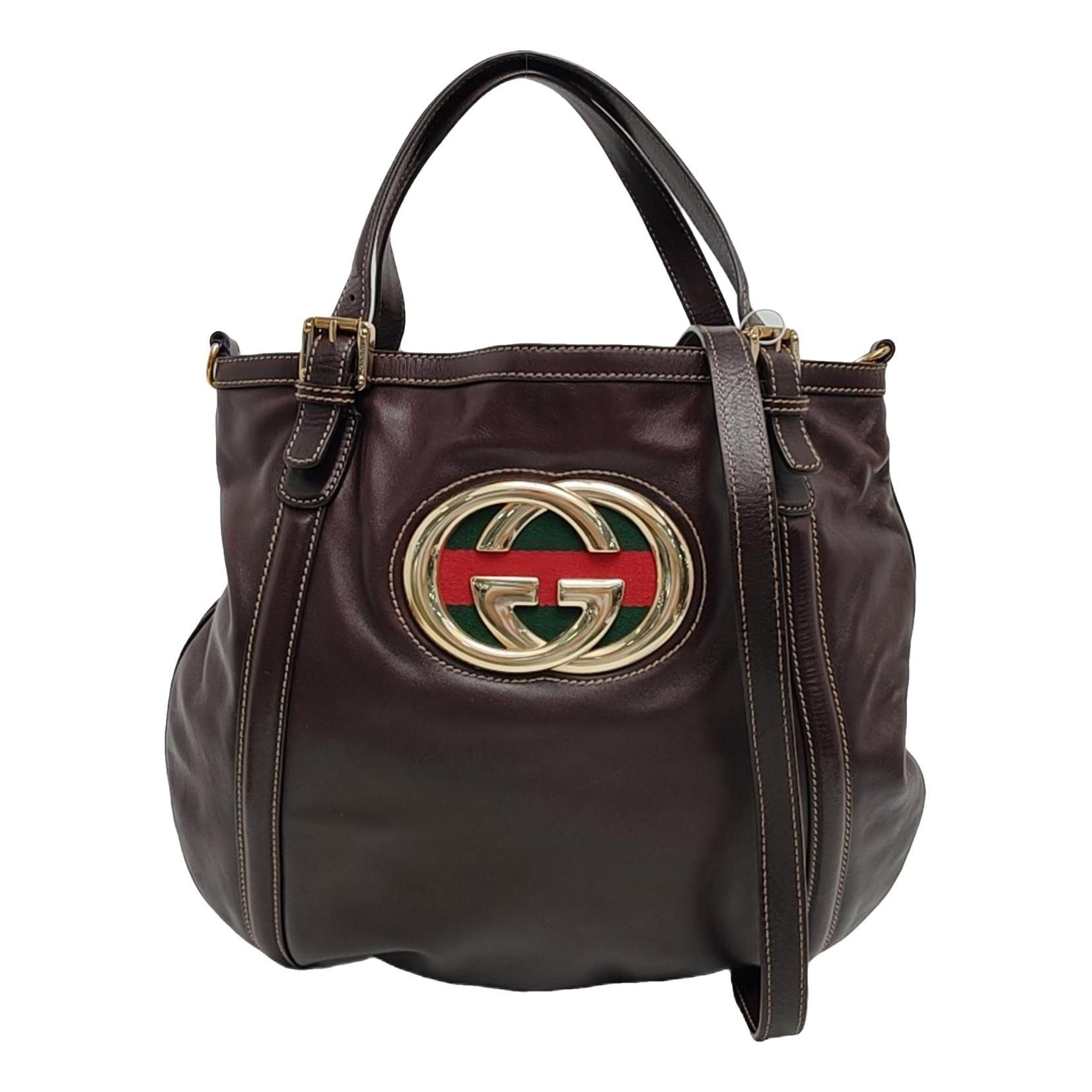 Britt leather handbag