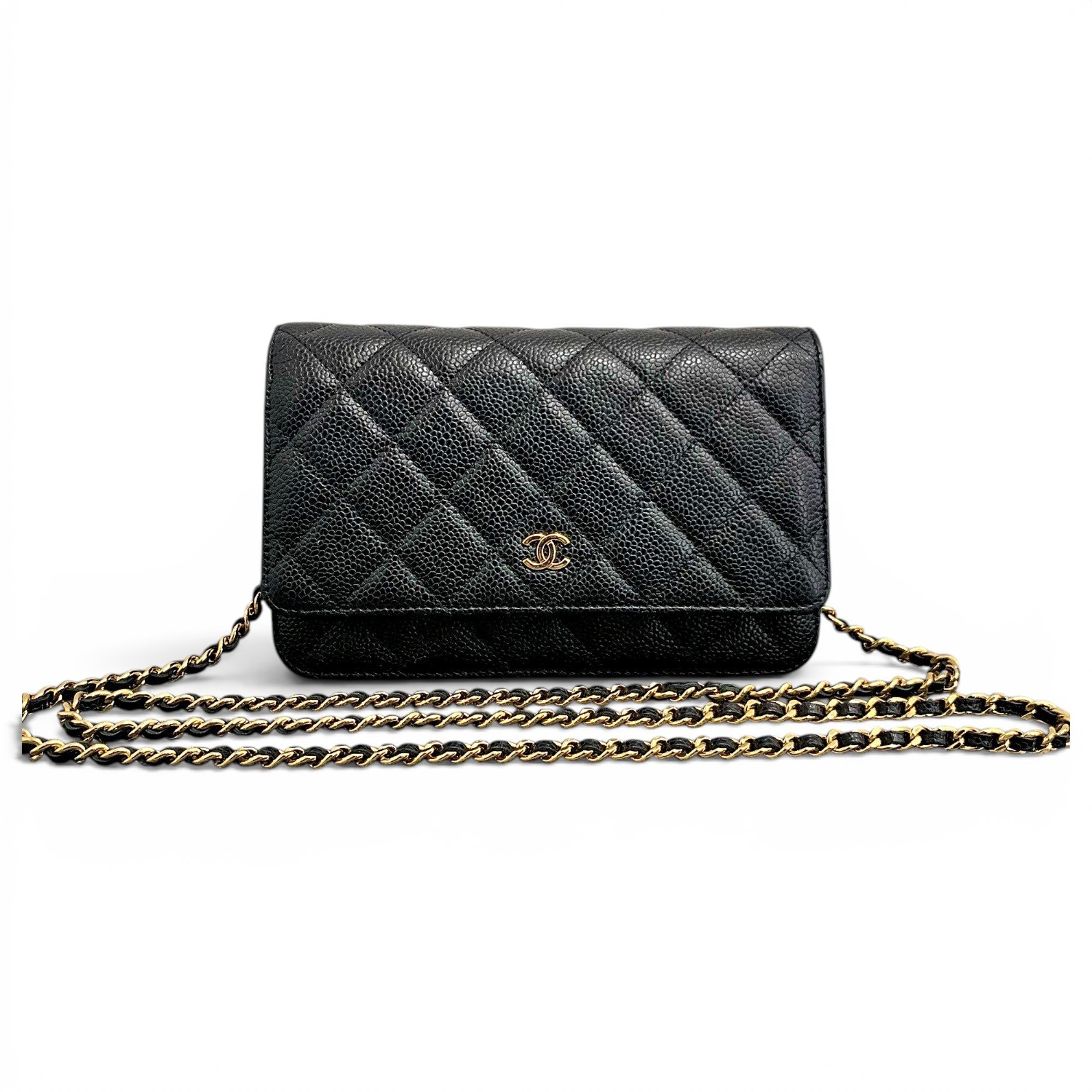 Wallet On Chain Timeless/Classique leather handbag