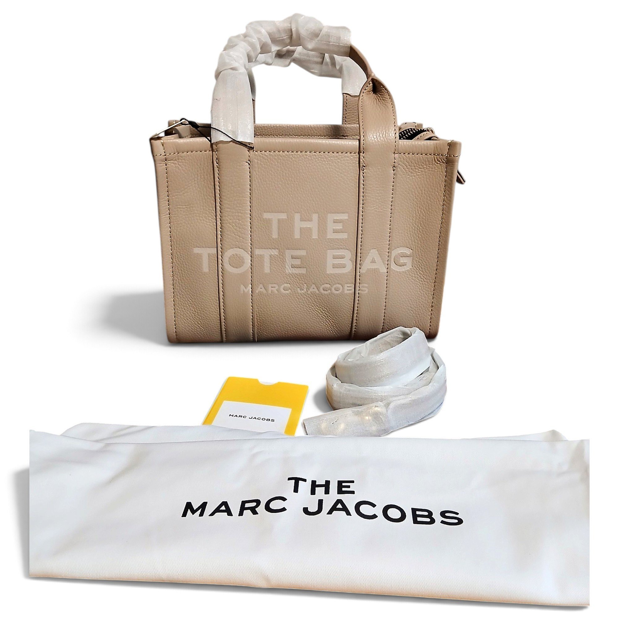 The Tag Tote leather tote