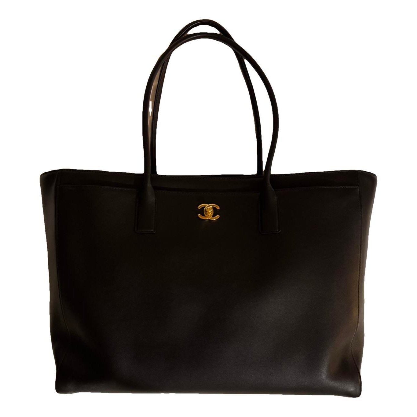 Executive leather tote