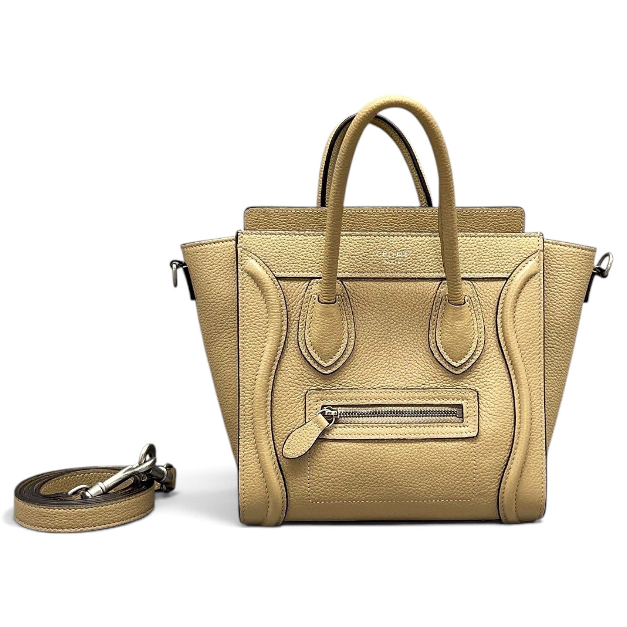 Nano Luggage leather handbag