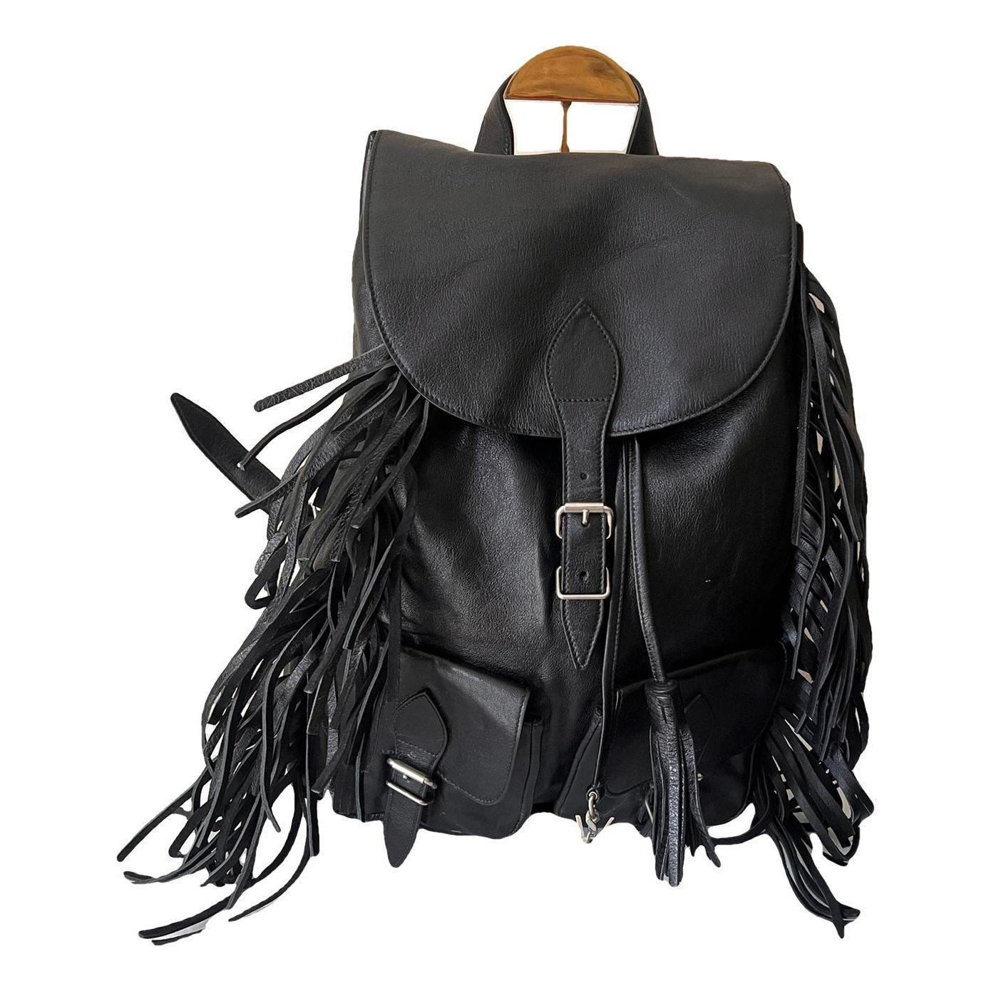 Festival leather backpack