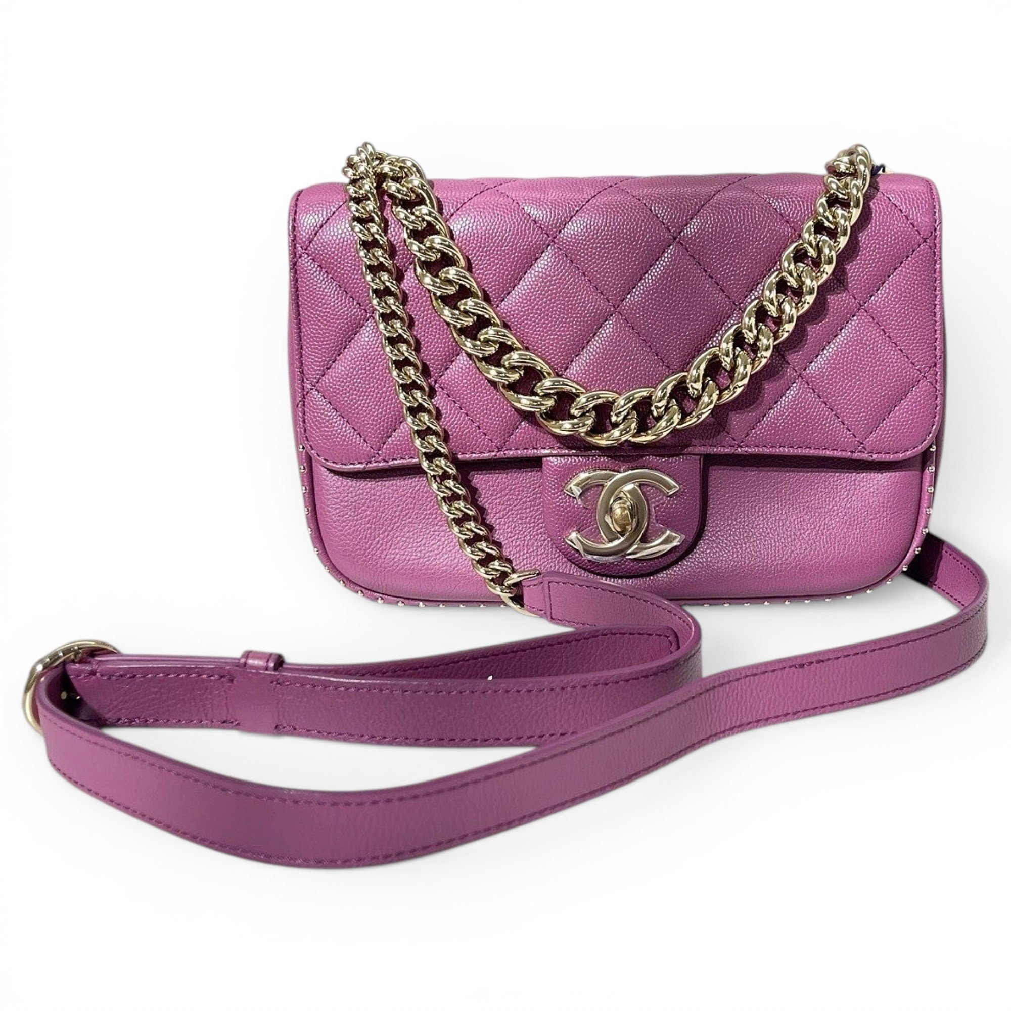 Leather handbag