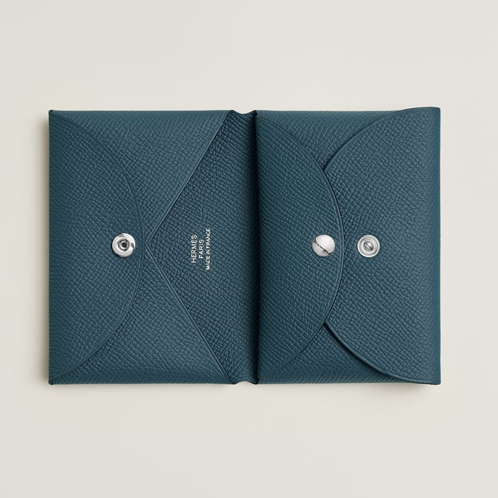 Bleu De Prusse Calvi Duo Compact Card Holder