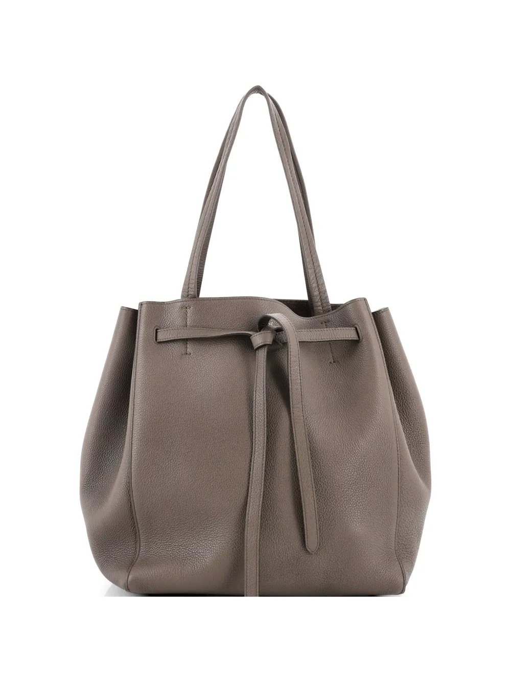 Phantom Tie Cabas Leather Medium tote bag