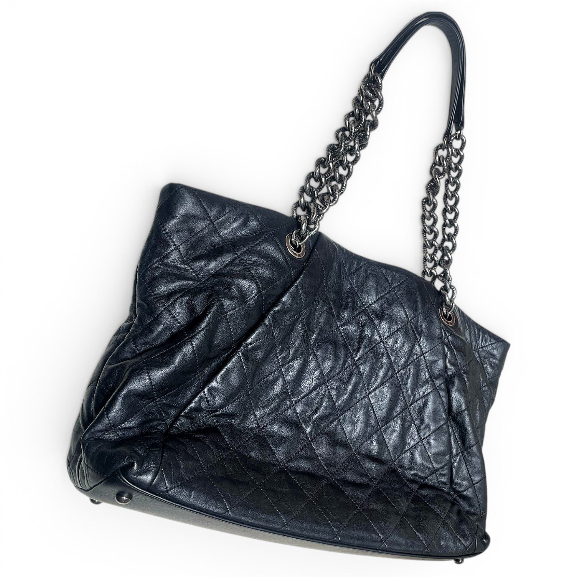 Leather tote