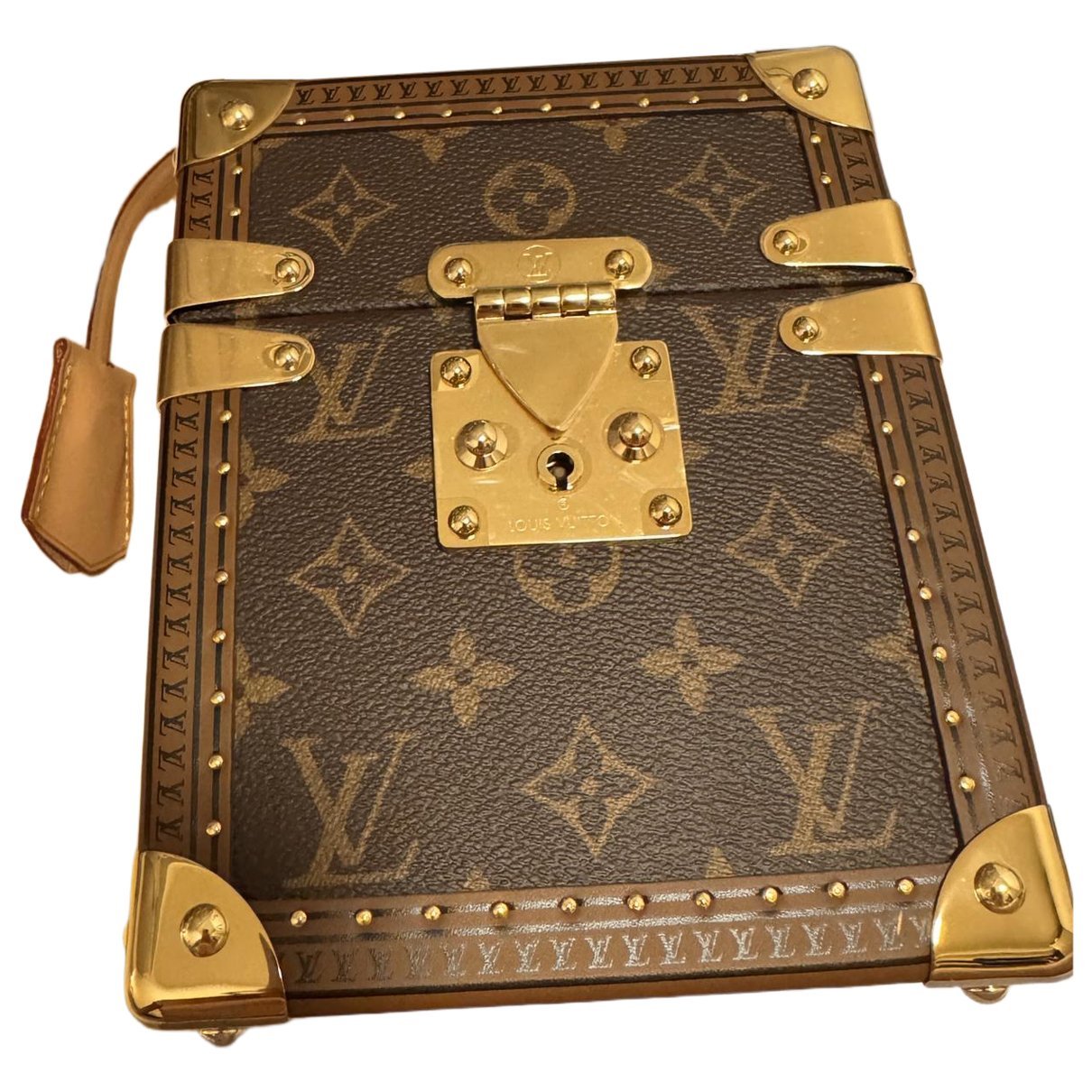 Camera Box patent leather crossbody bag