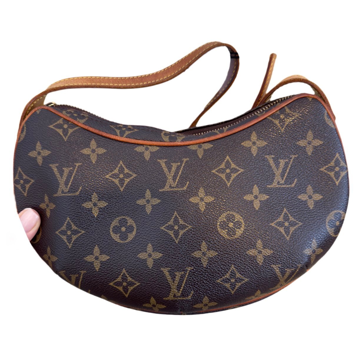 Croissant cloth handbag