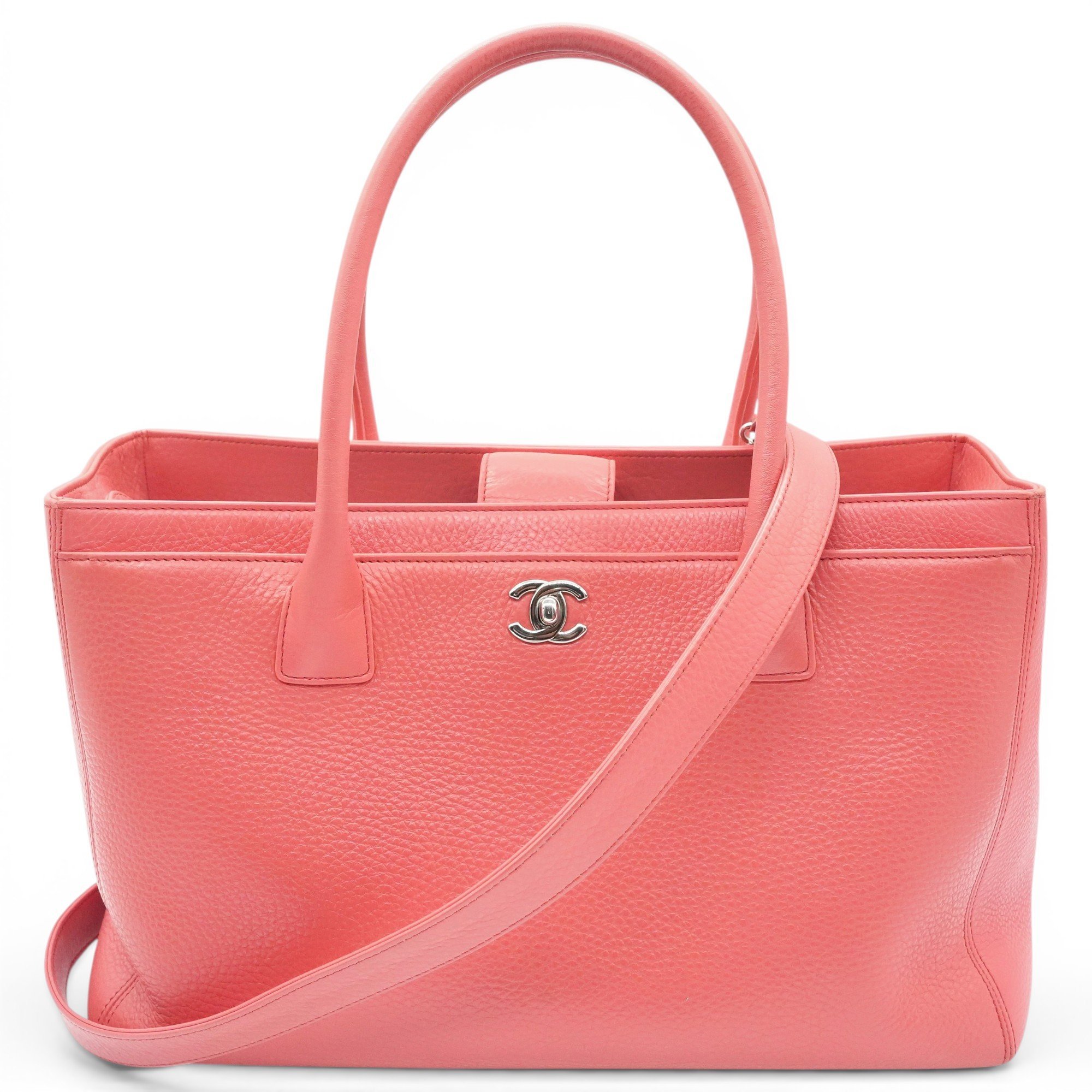 Executive leather tote
