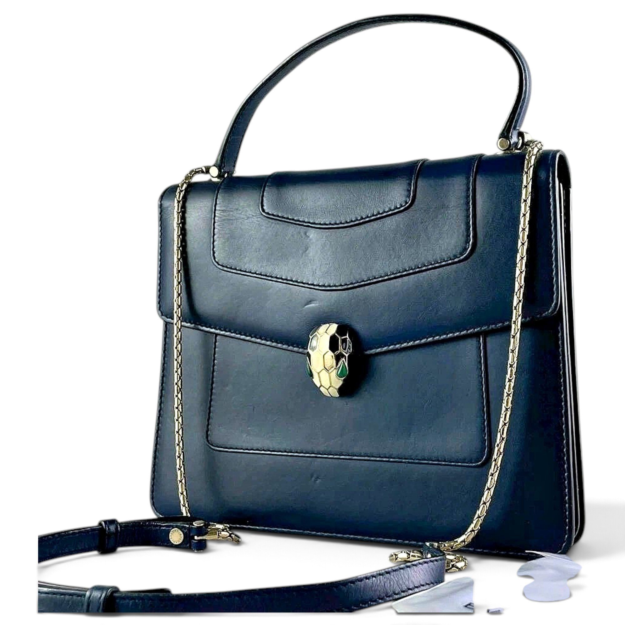 Leather handbag