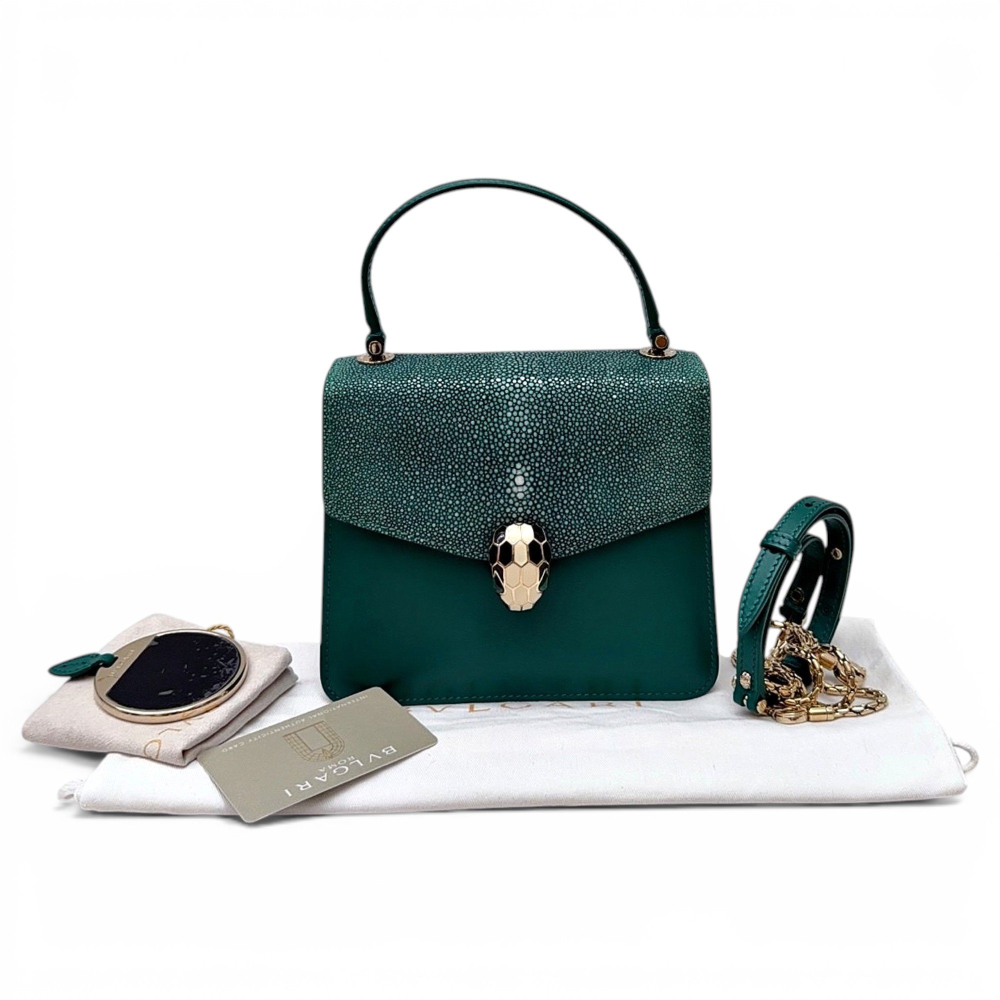 Leather handbag