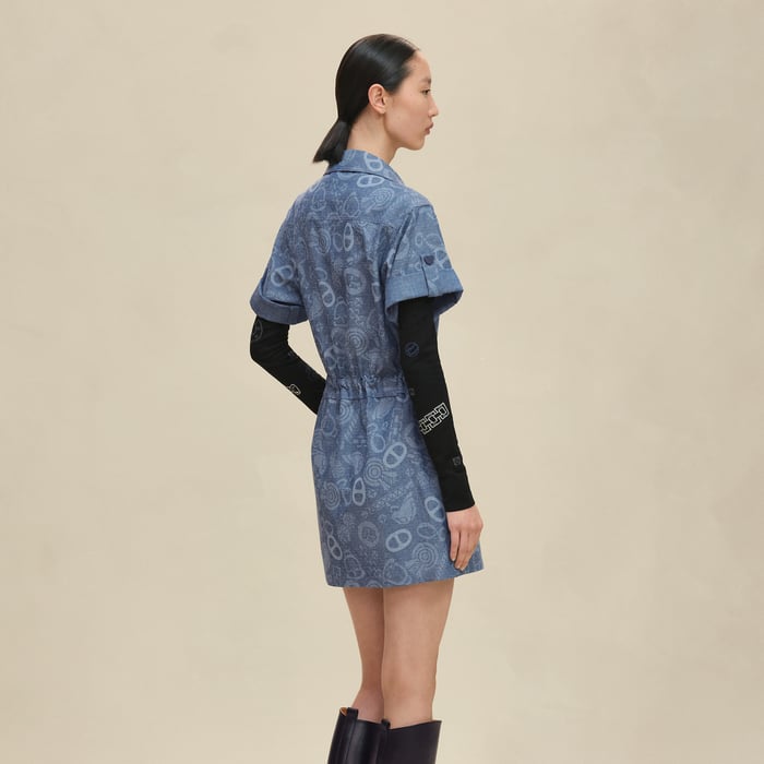 Bleu Denim "Candy Libris" Mini Dress
