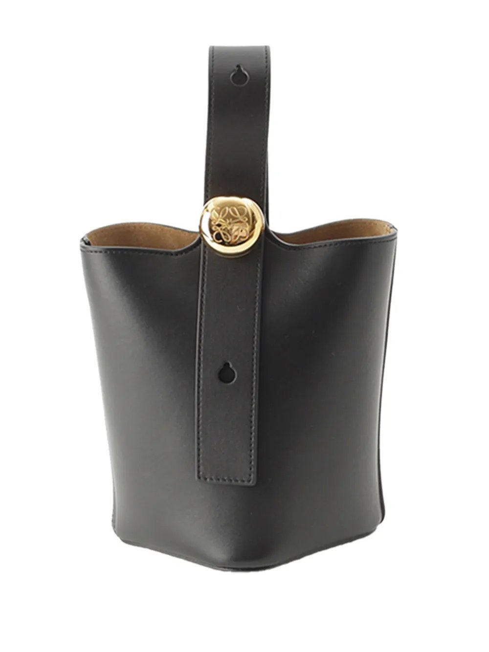 2010-2026 Mini Calfskin Pebble Bucket Bag satchel