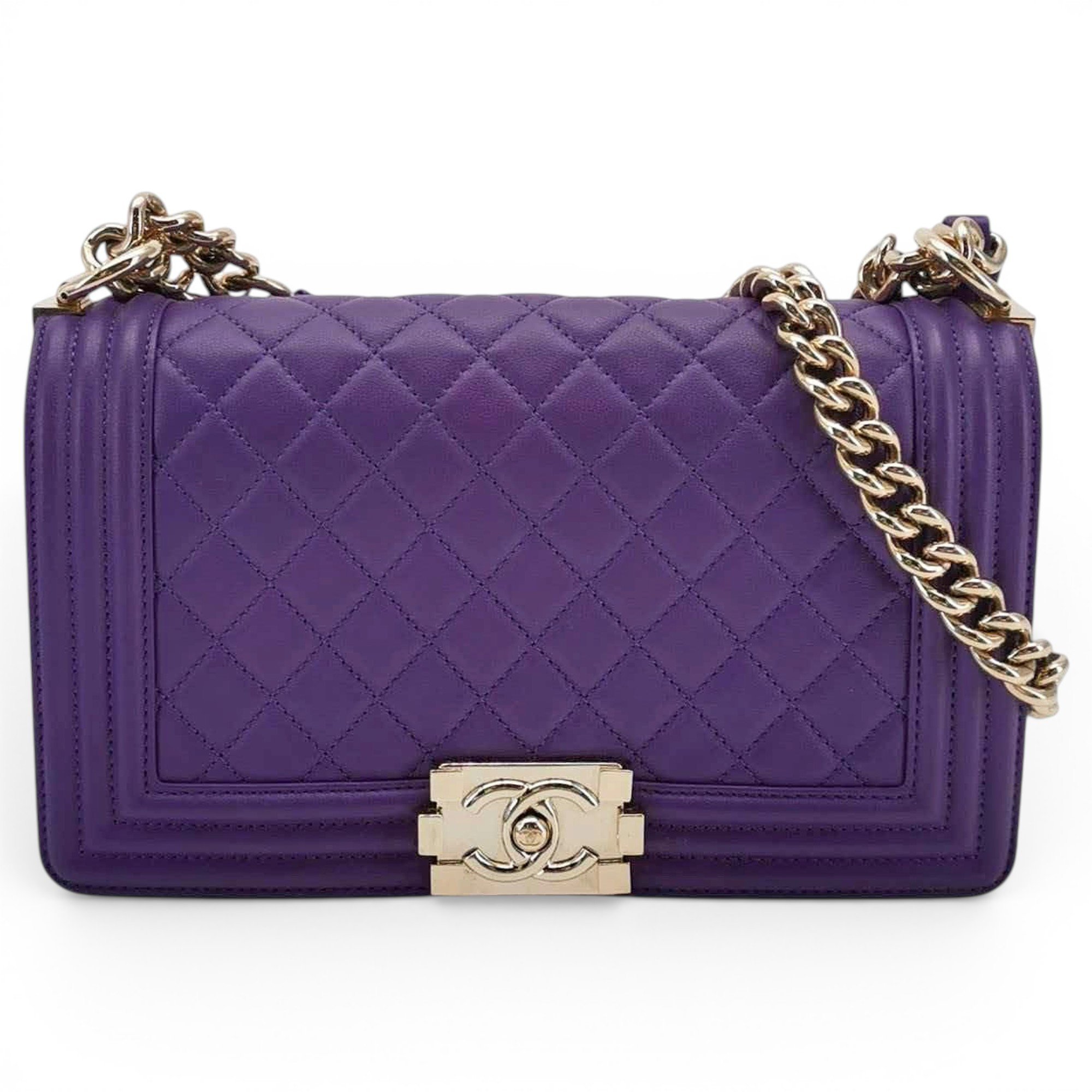 Boy leather crossbody bag