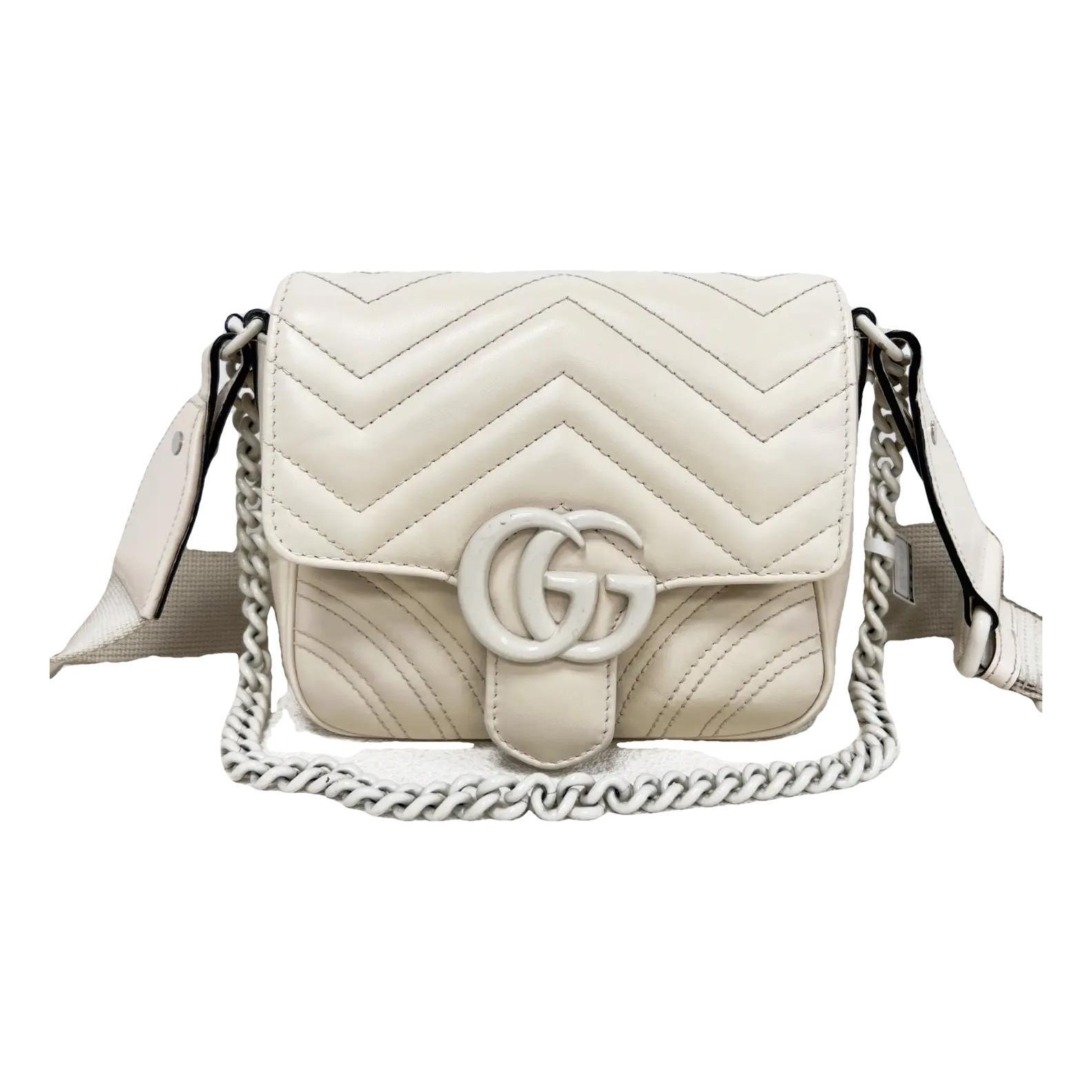 GG Marmont Flap leather handbag