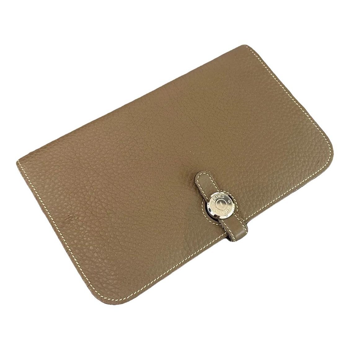 Dogon leather clutch bag