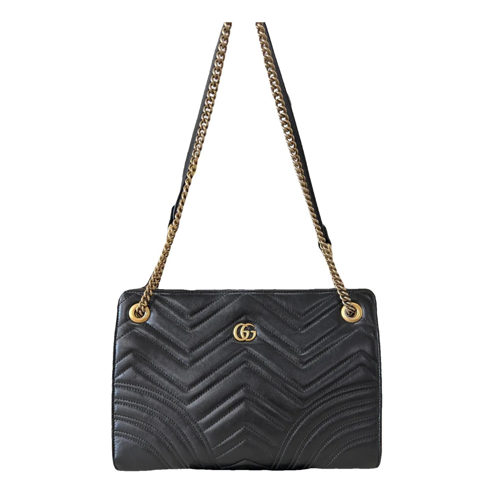 GG Marmont Chain leather handbag