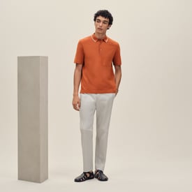 "Piqures sellier" polo shirt