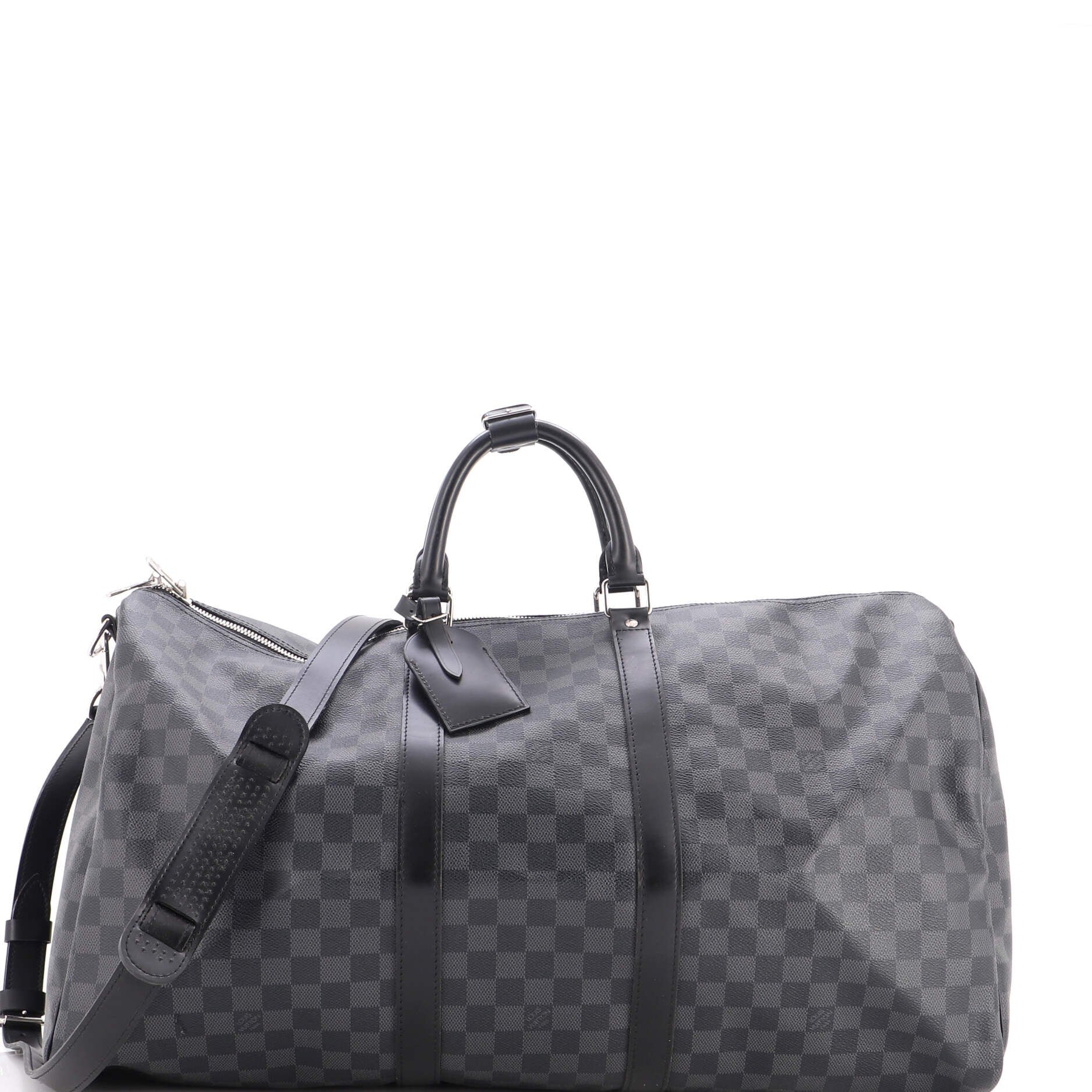 Keepall Bandouliere Bag Damier Graphite 55
