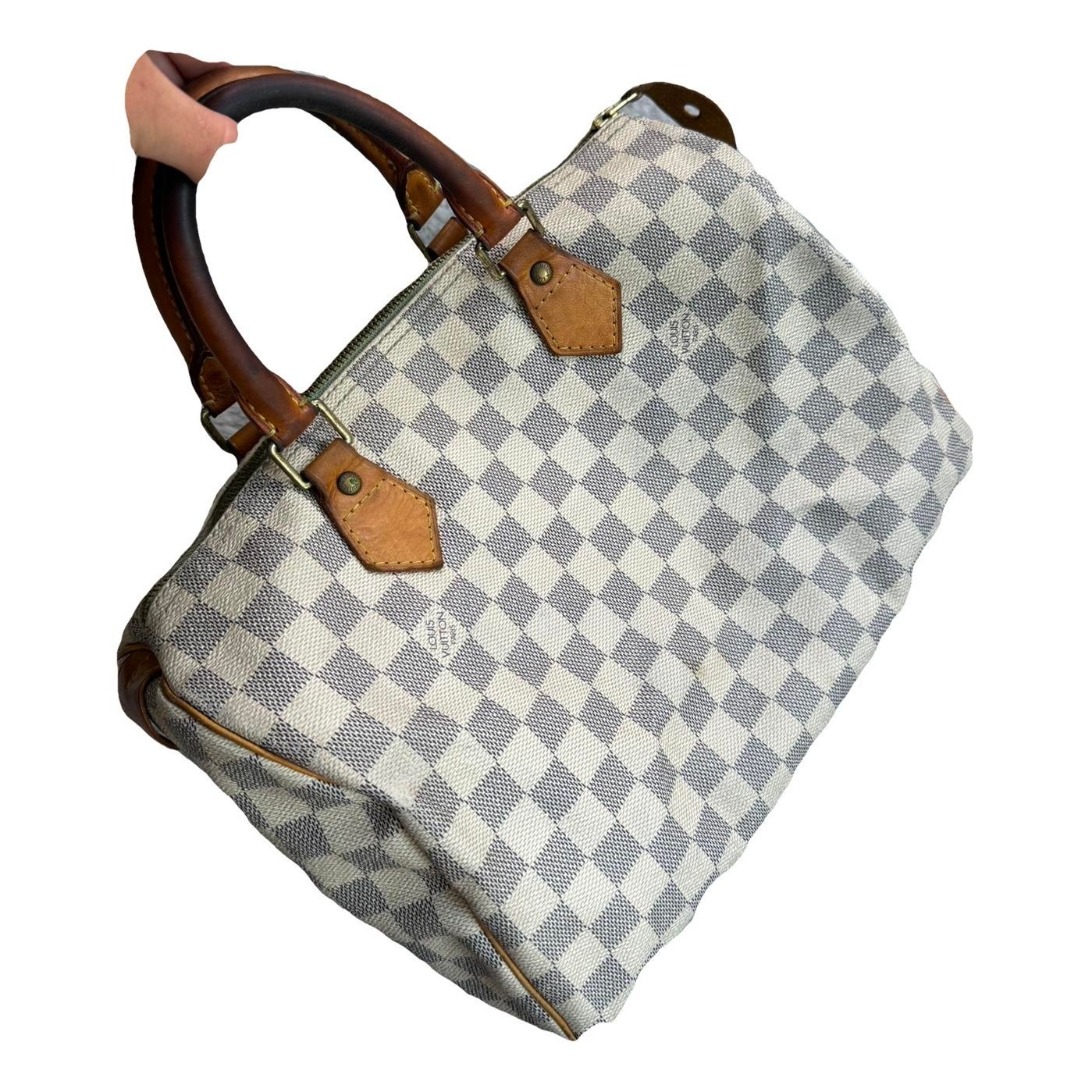 Speedy leather handbag