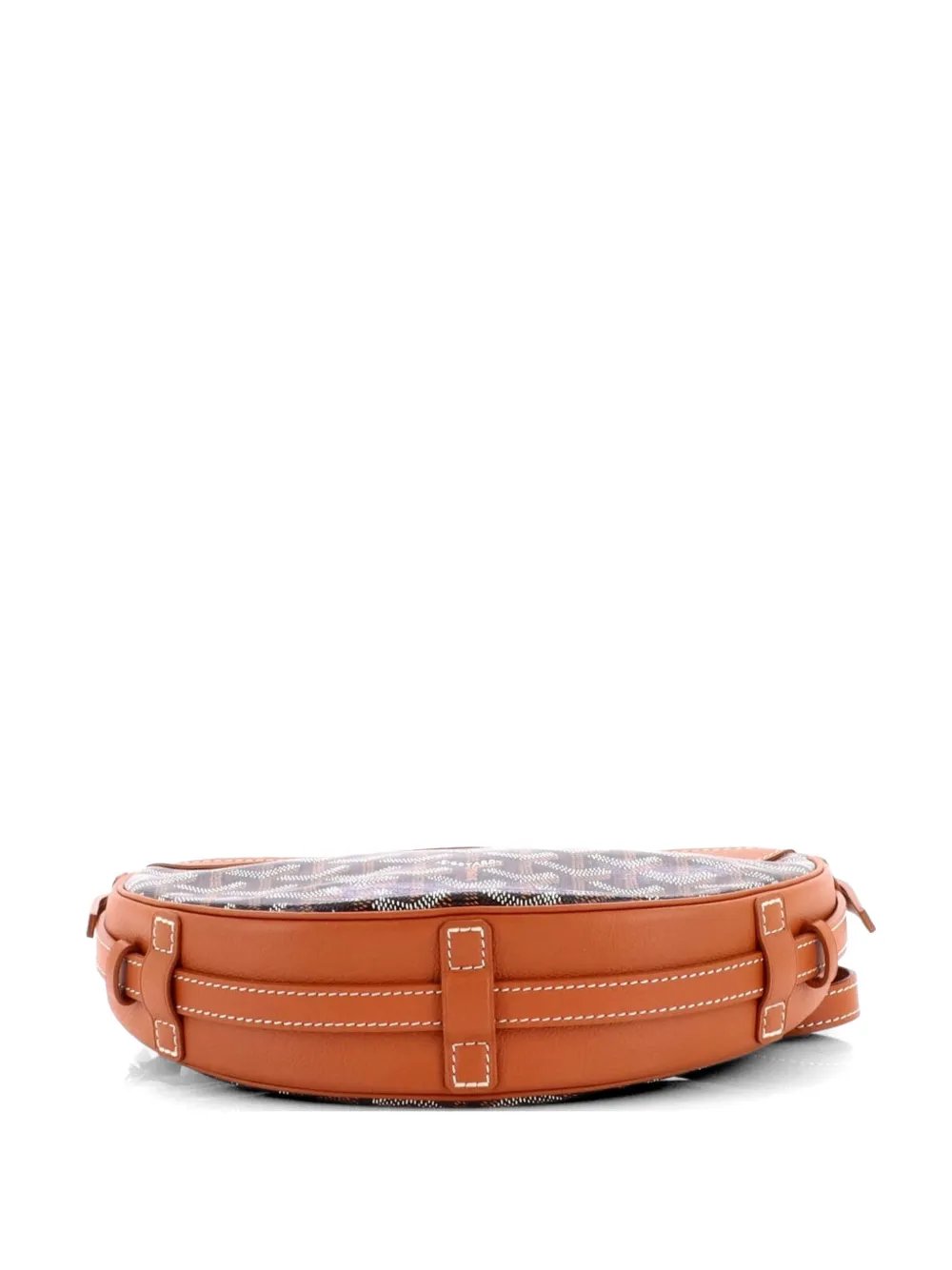 Hirondelle Coated Canvas and Leather shoulder bag