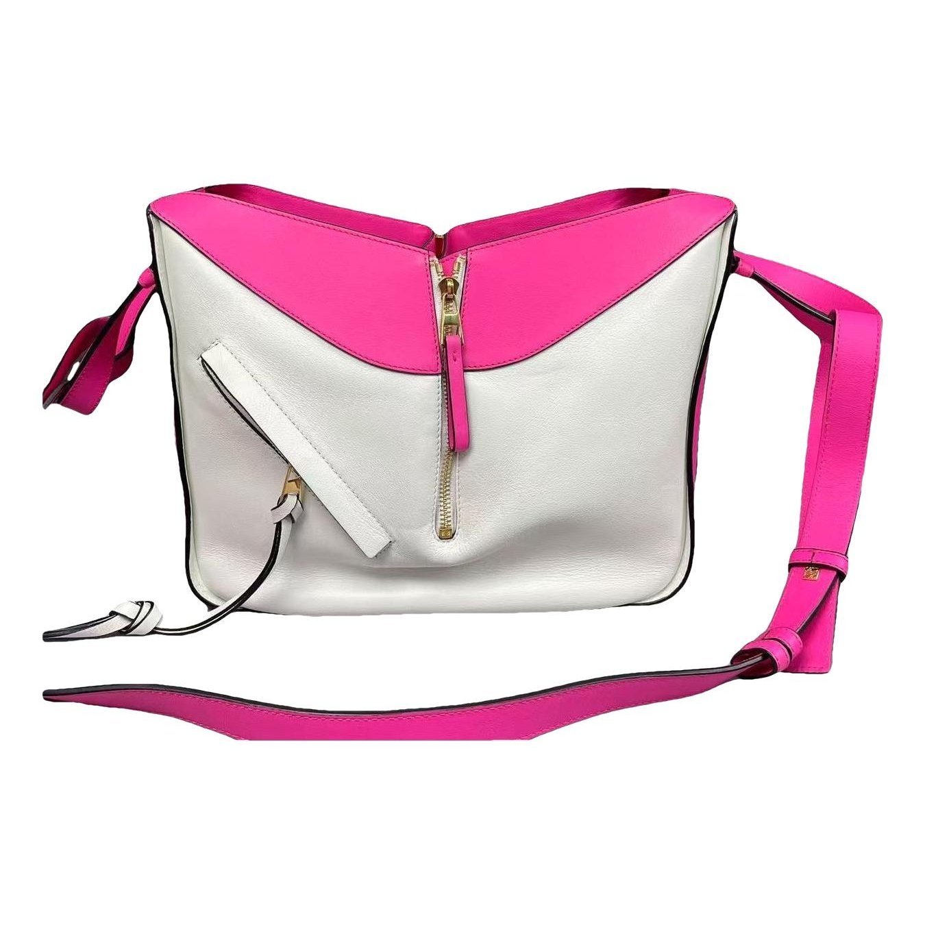 Hammock leather handbag