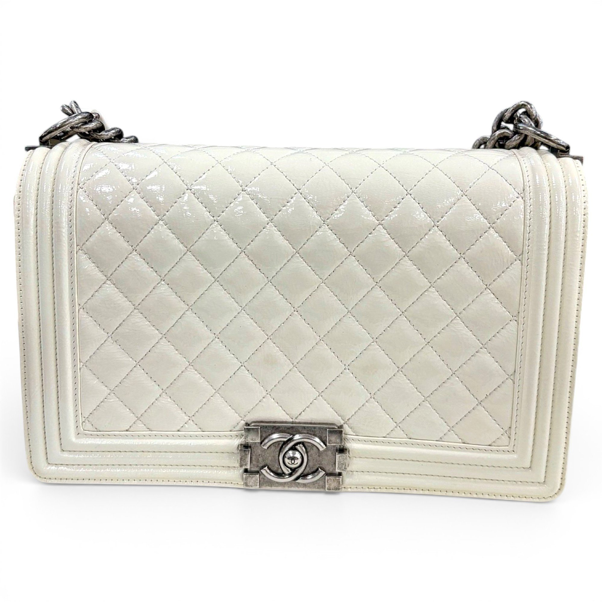 Boy patent leather handbag
