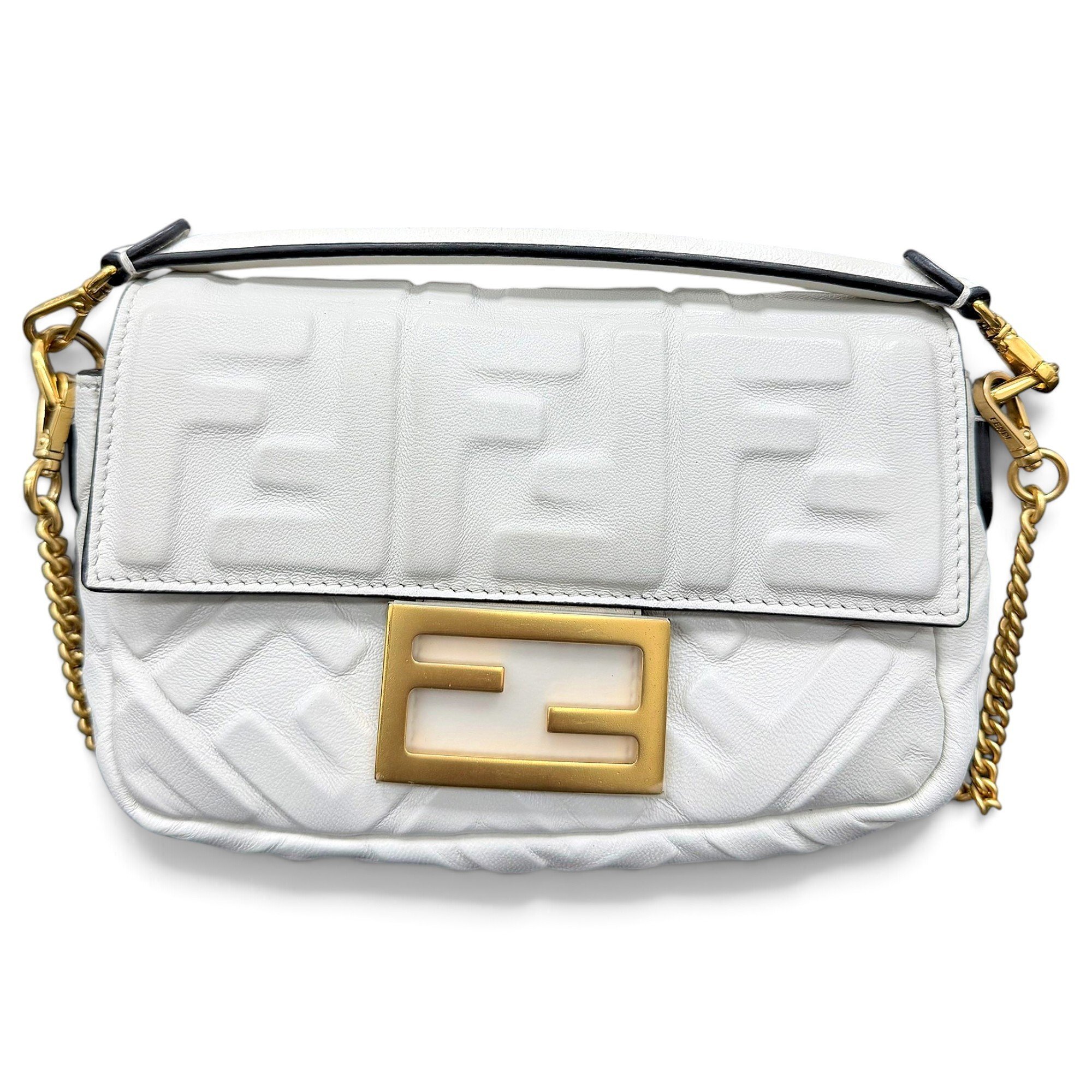 Baguette leather handbag