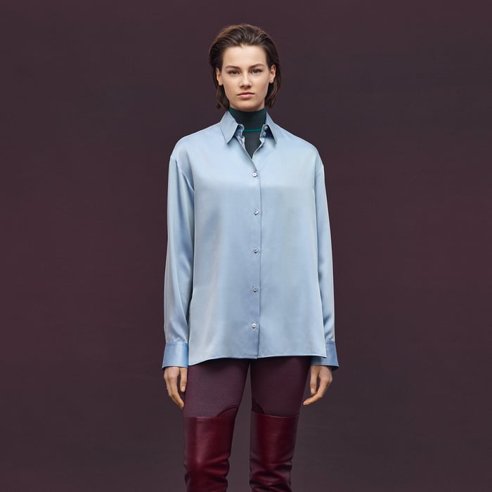 Bleu Quartz Equestrian Shirt