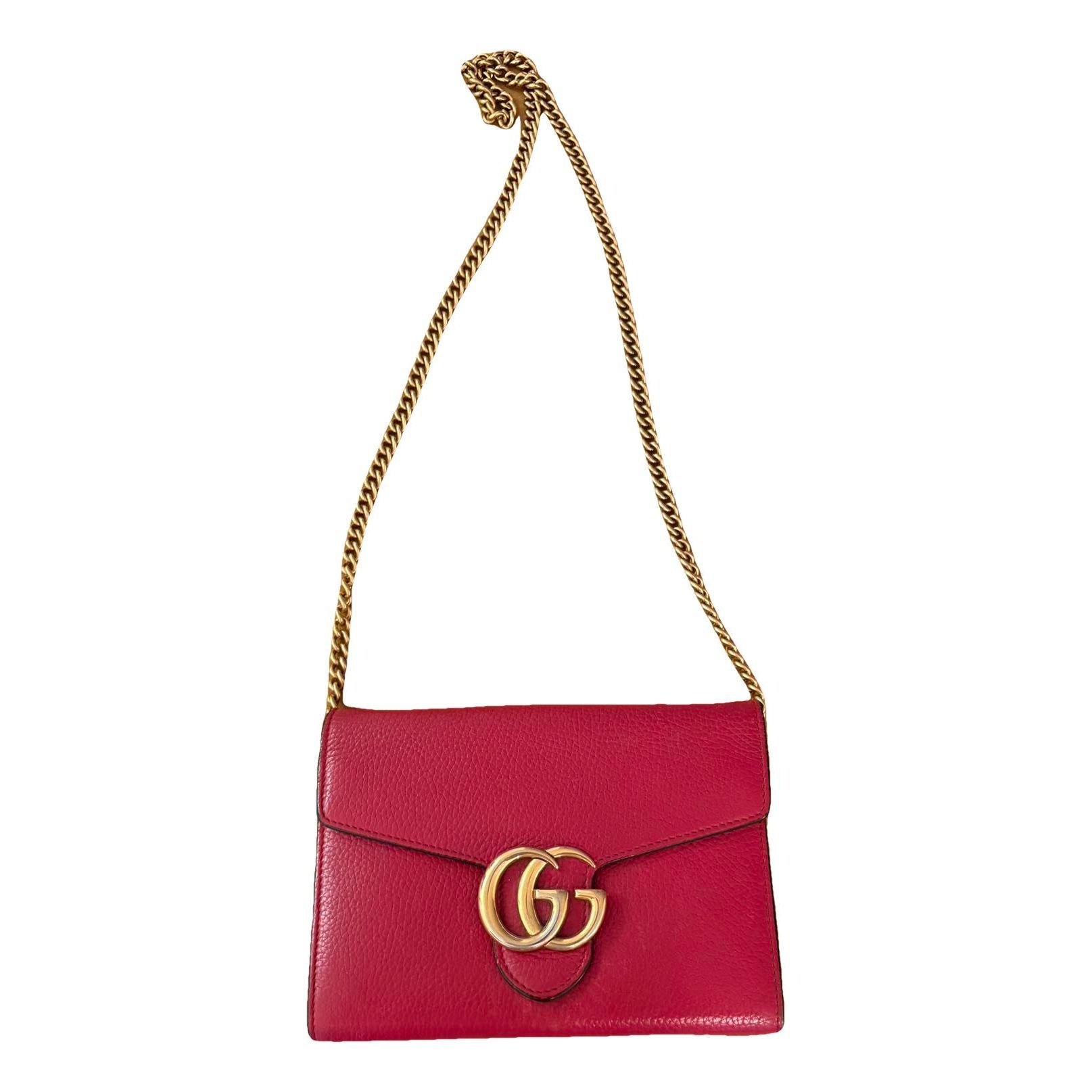 Marmont leather clutch bag