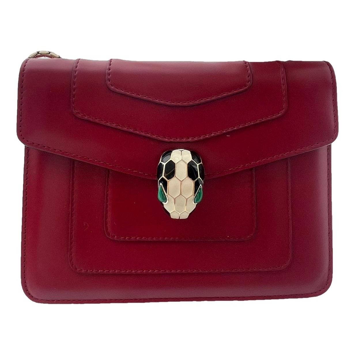Serpenti leather handbag