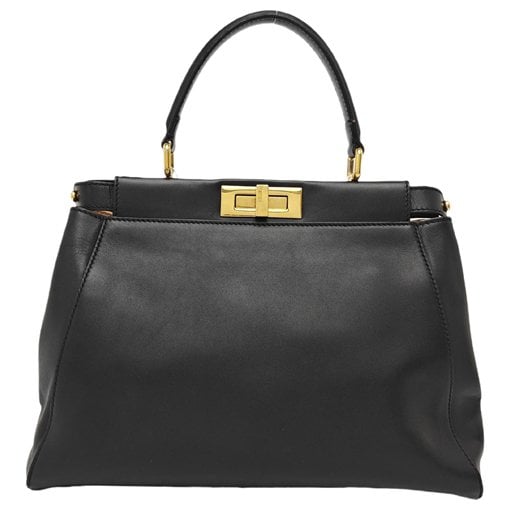 Peekaboo leather handbag